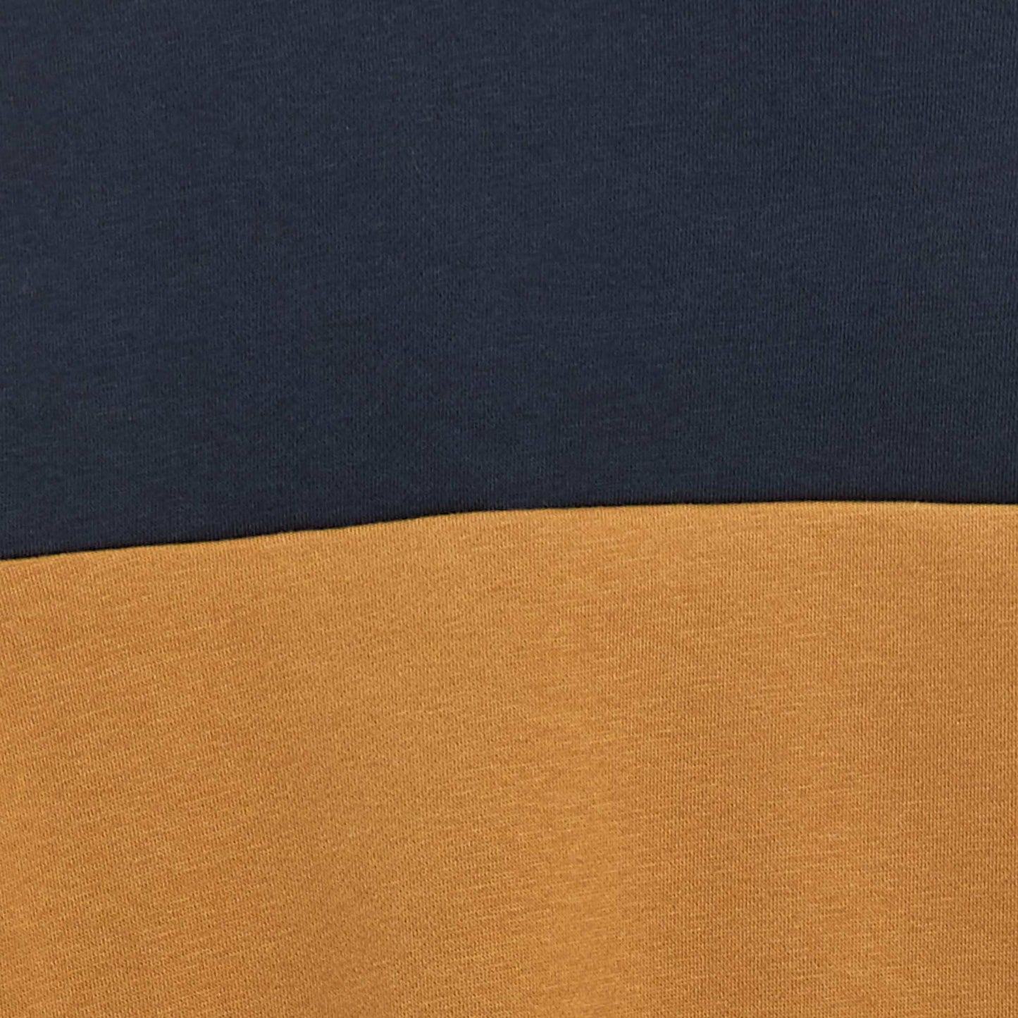 Sweat à capuche color block BLEU MARINE
