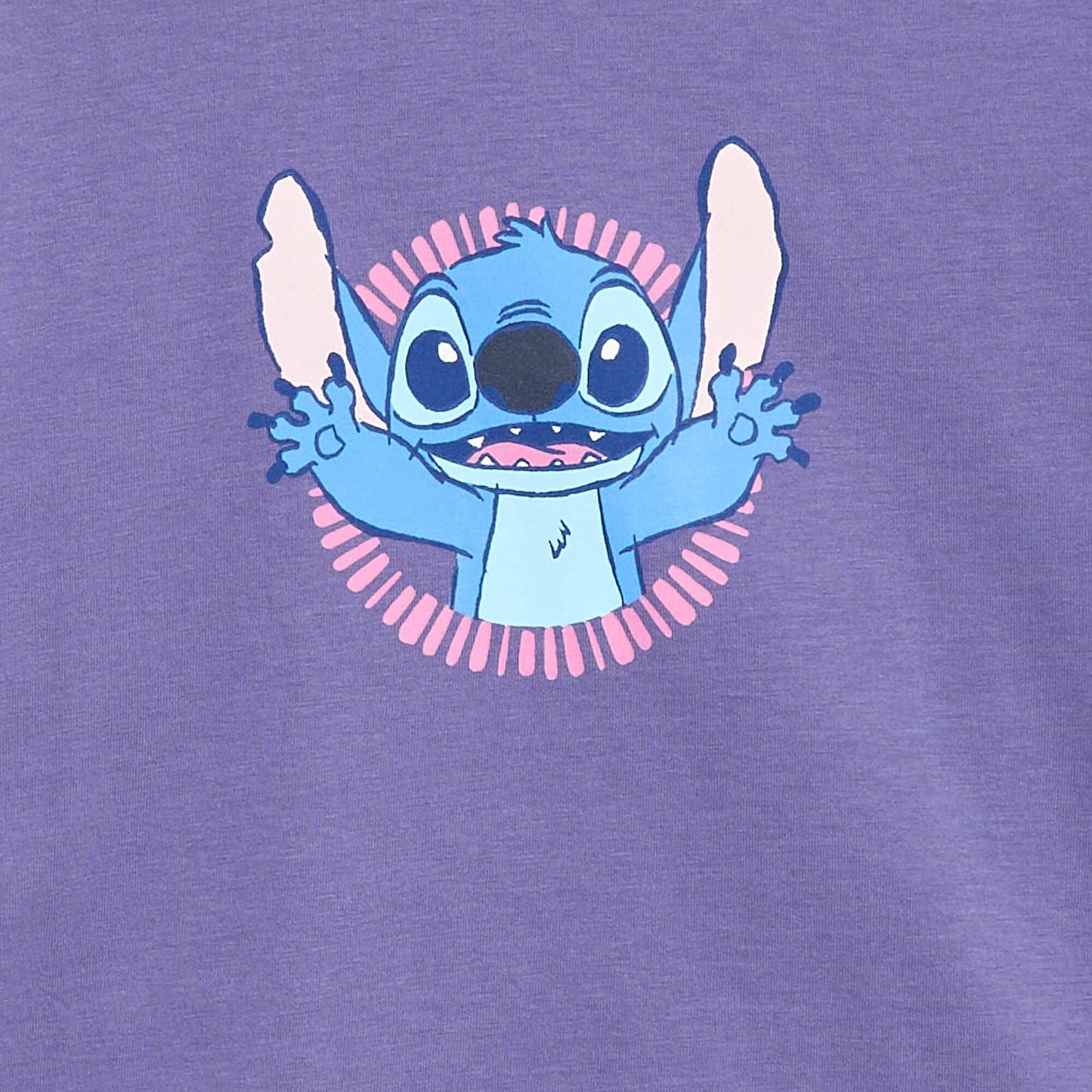 T-shirt manche longue 'Stitch' 'Disney' VIOLET