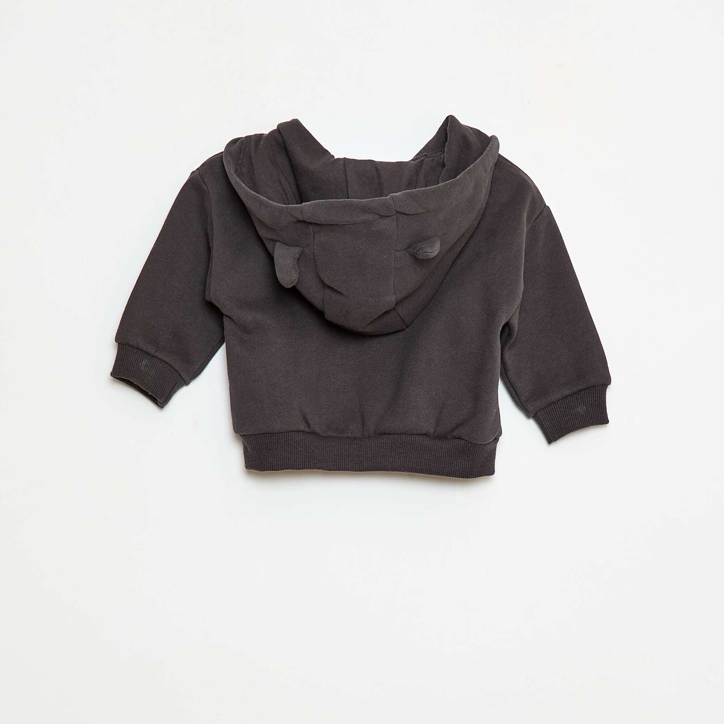 Sweat à motif 'Tic et tac' imprimé NOIR