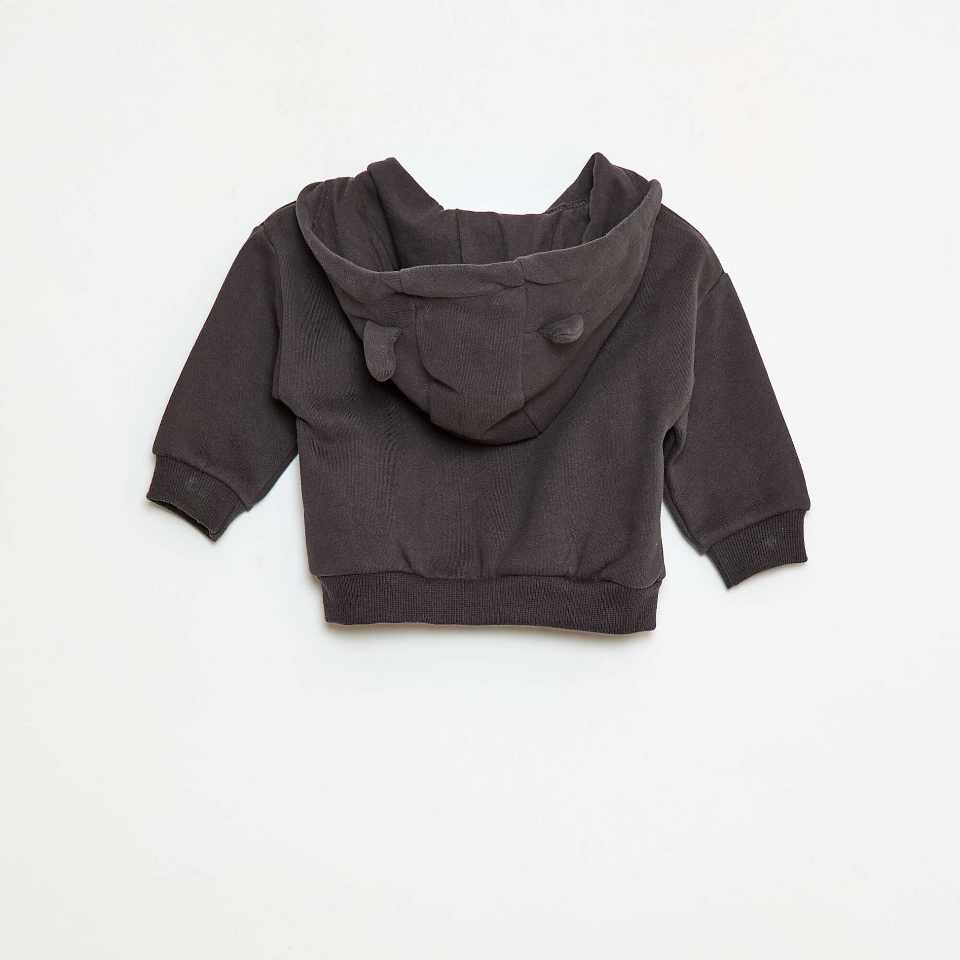 Sweat à motif 'Tic et tac' imprimé NOIR