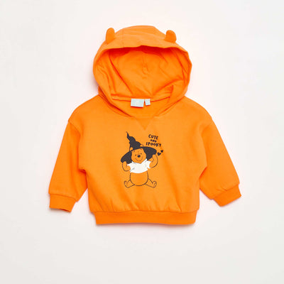 Sweat à motif 'Winnie' imprimé ORANGE