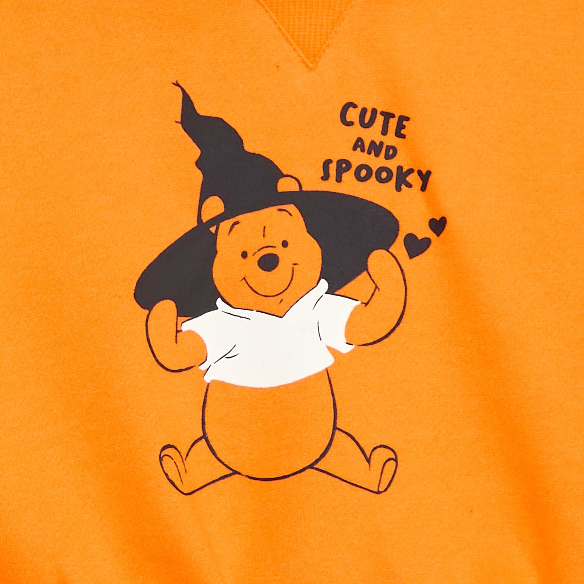 Sweat à motif 'Winnie' imprimé ORANGE
