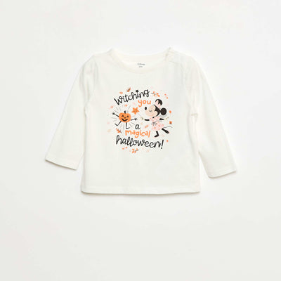 T-shirt Halloween 'Minnie' 'Disney' BLANC