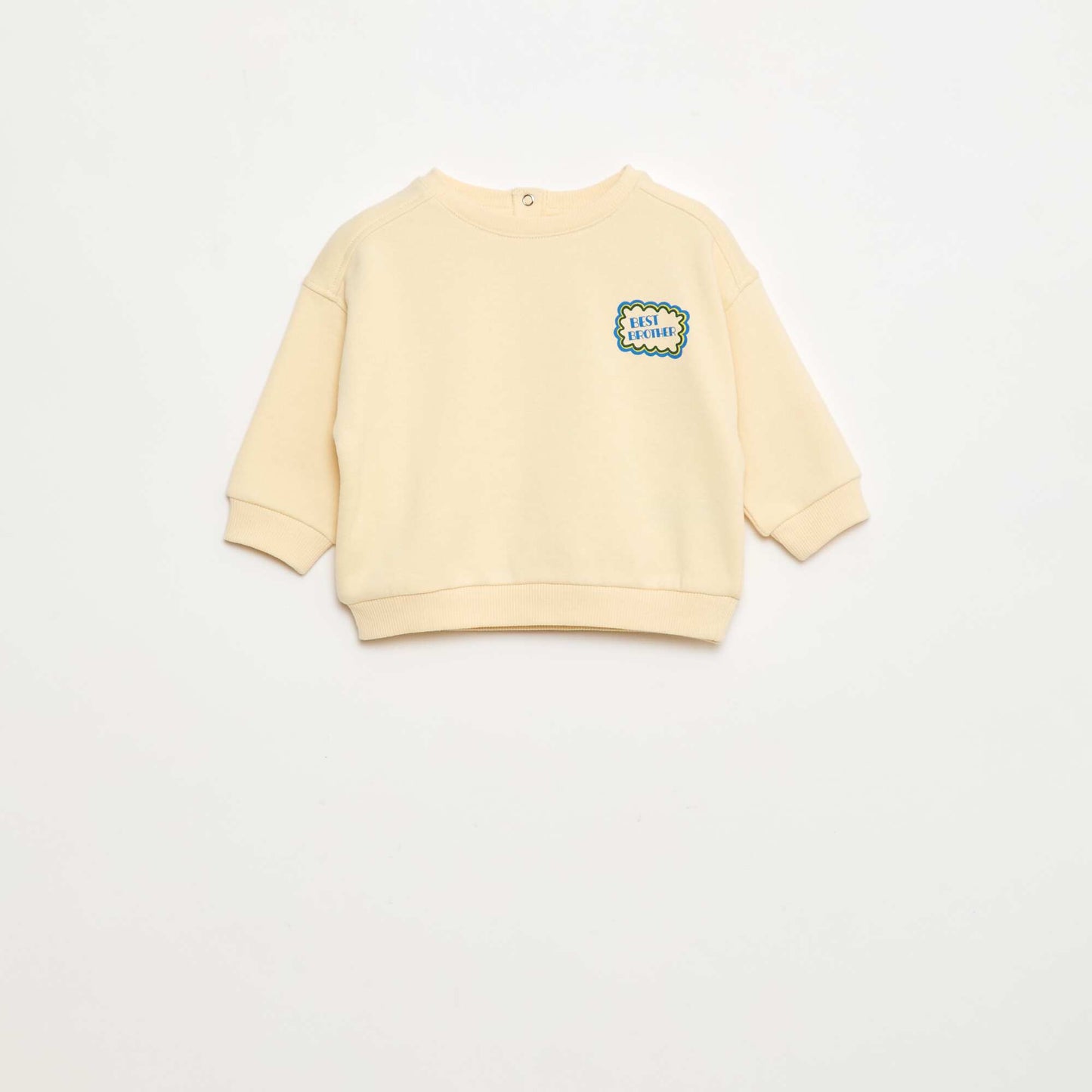 Sweat à col rond imprimé BEIGE