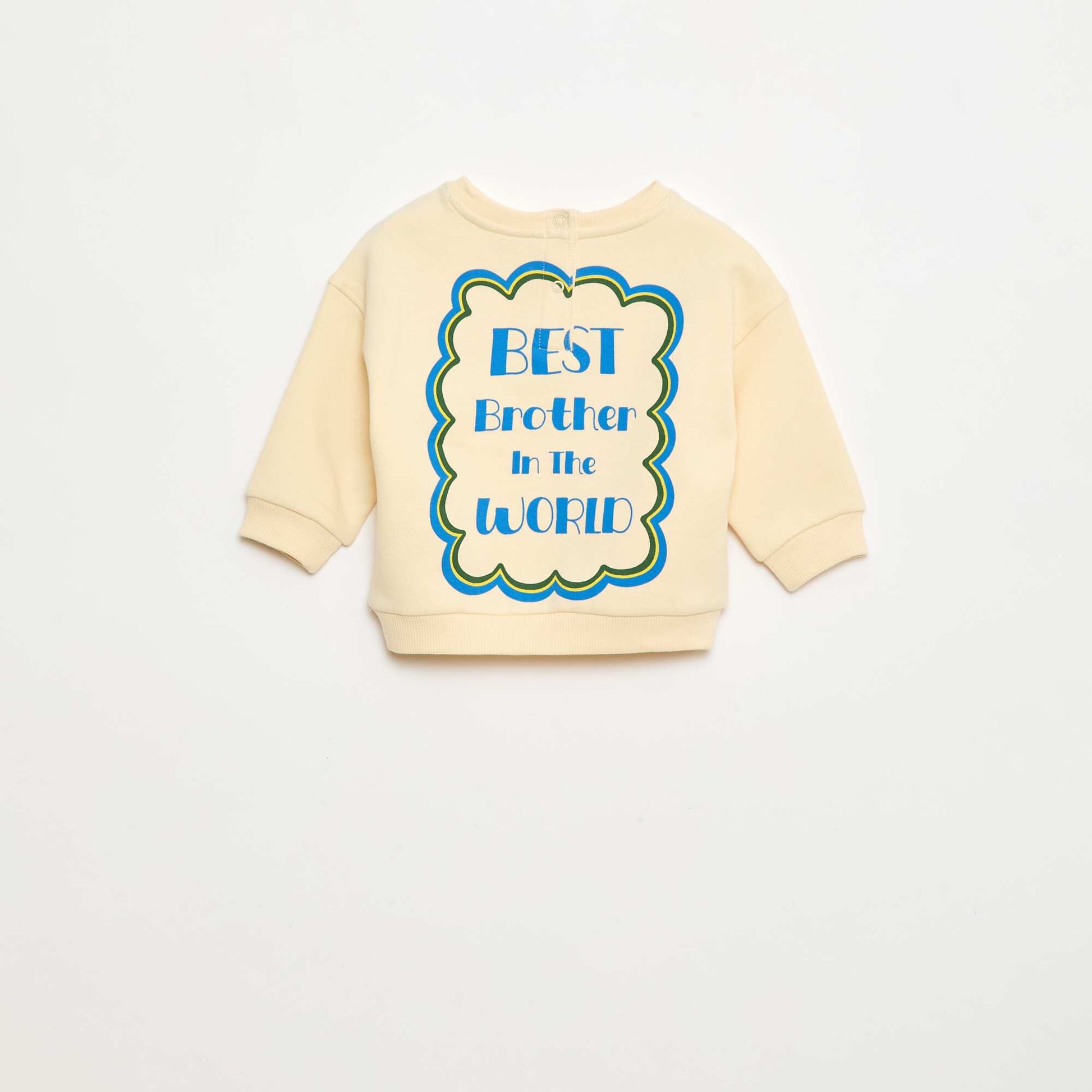 Sweat à col rond imprimé BEIGE