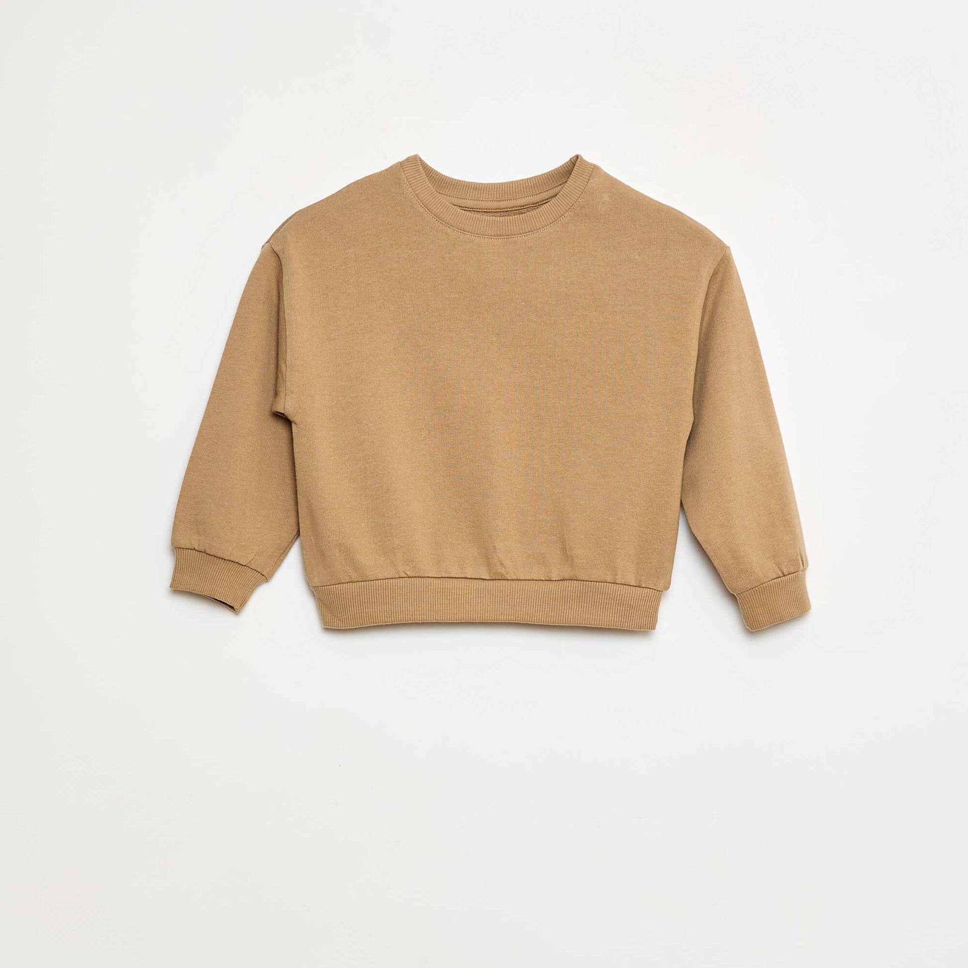 Lot de 3 sweats unis en molleton léger - 3 pièces BEIGE