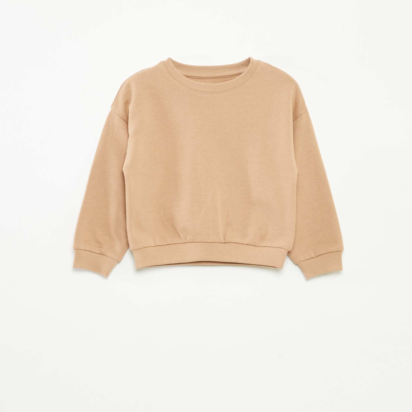 Lot de 3 sweats unis en molleton léger - 3 pièces BEIGE