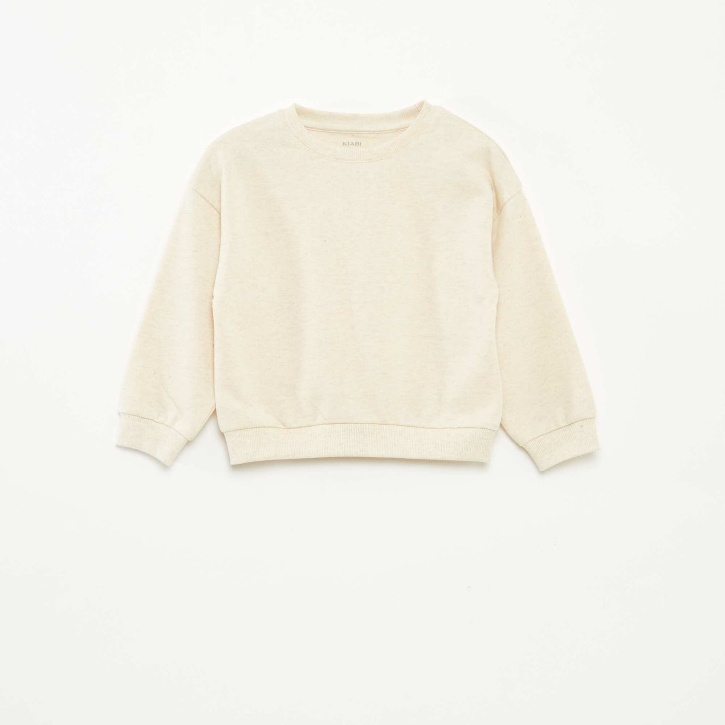 Lot de 3 sweats unis en molleton léger - 3 pièces BEIGE