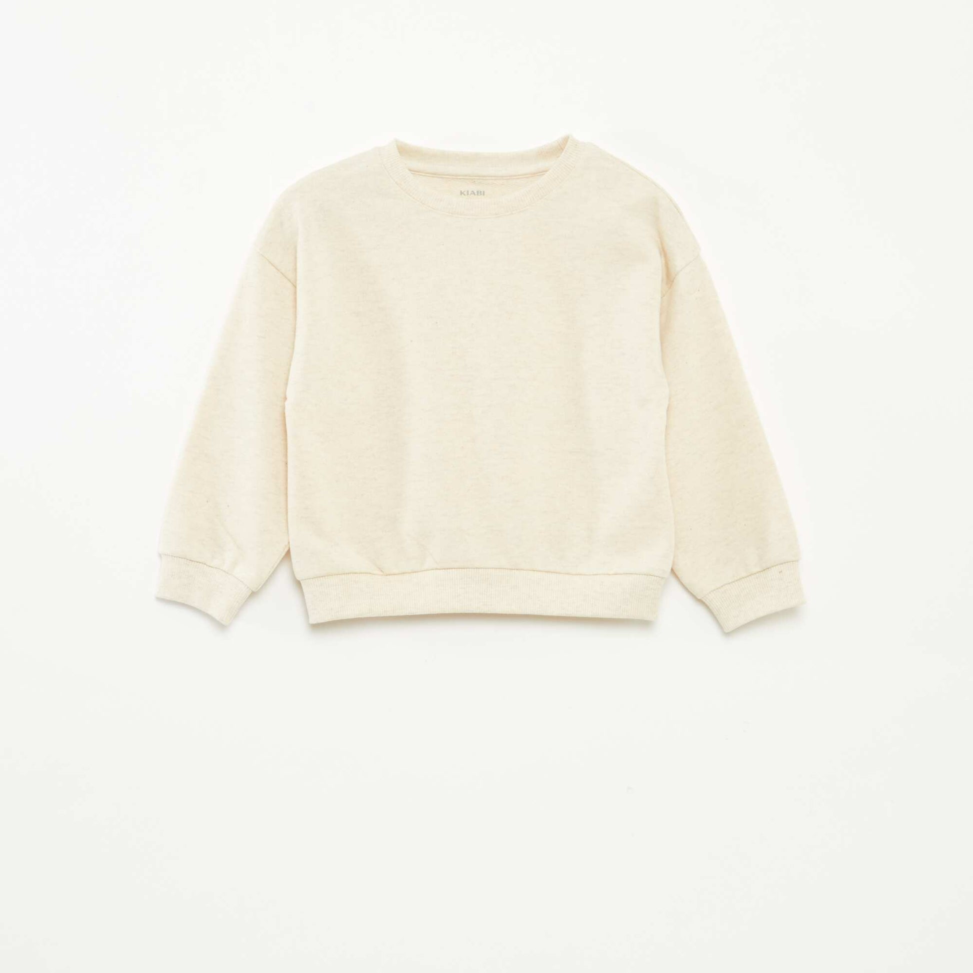 Lot de 3 sweats unis en molleton léger - 3 pièces BEIGE