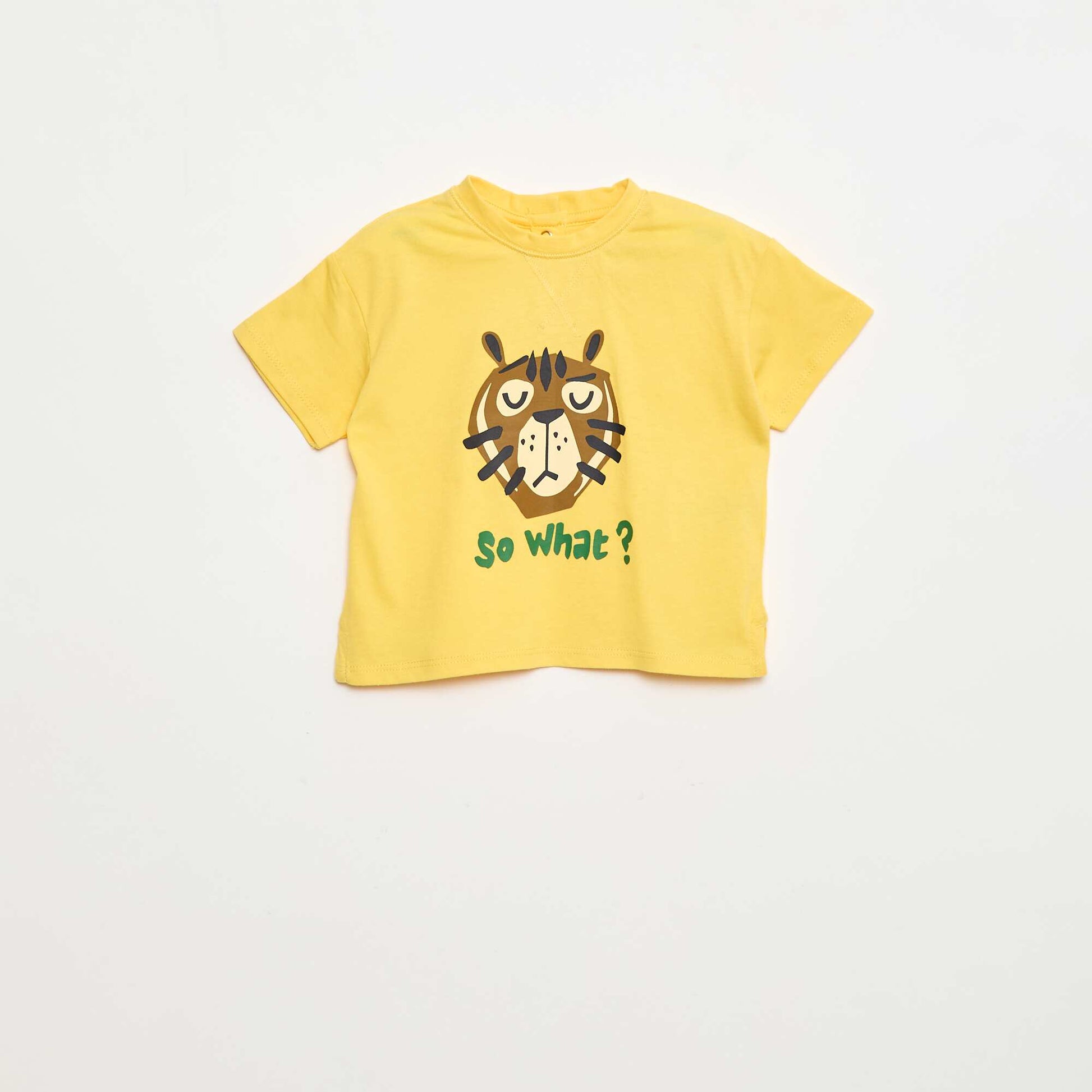 T-shirt imprimé JAUNE