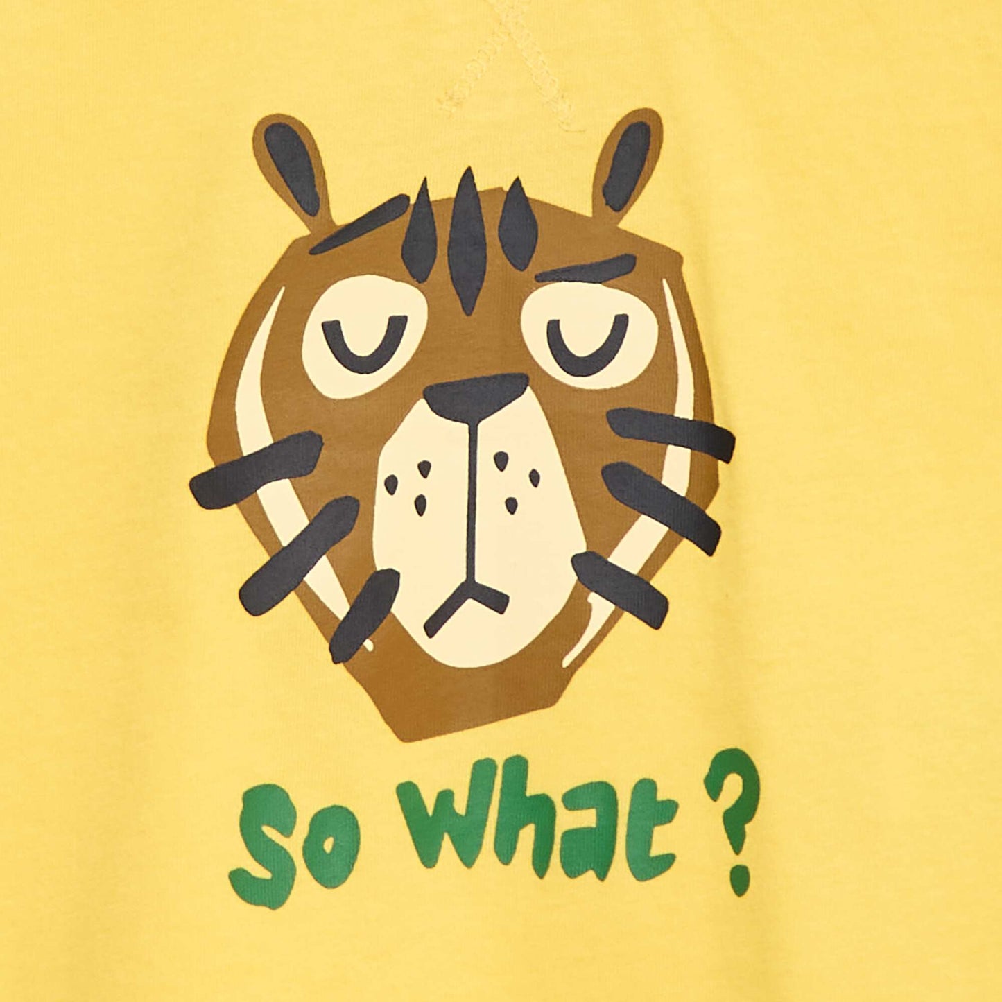 T-shirt imprimé JAUNE