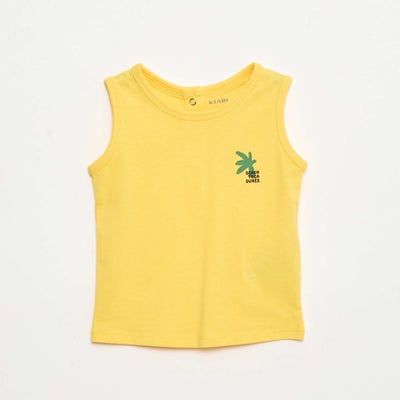 Débardeur en jersey JAUNE