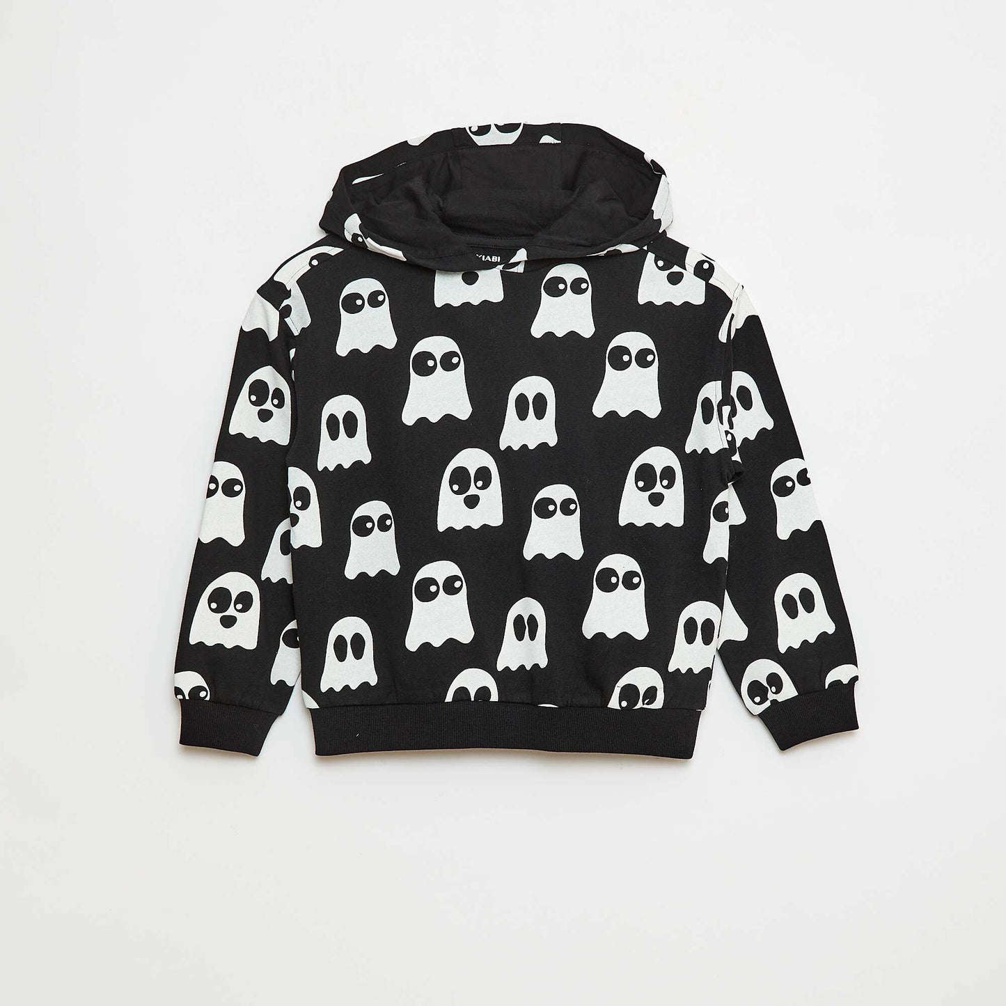 Sweat à capuche thématique 'Halloween' NOIR