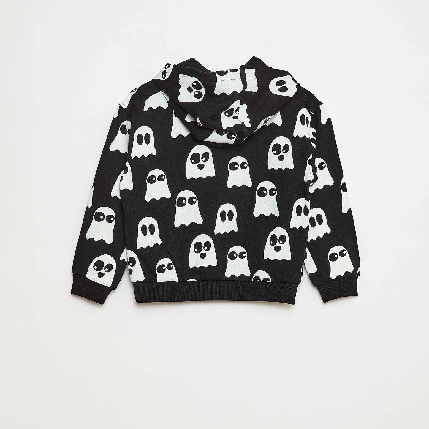 Sweat à capuche thématique 'Halloween' NOIR