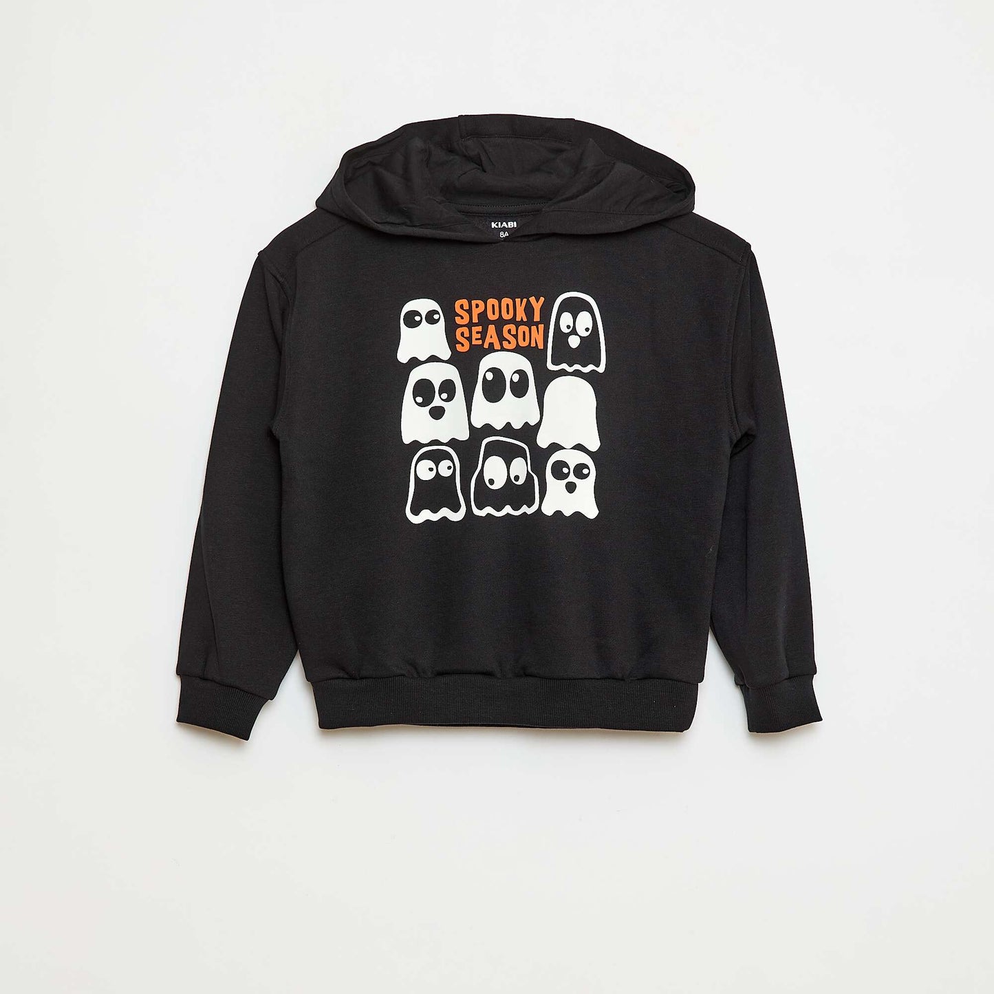 Sweat à capuche thématique 'Halloween' NOIR