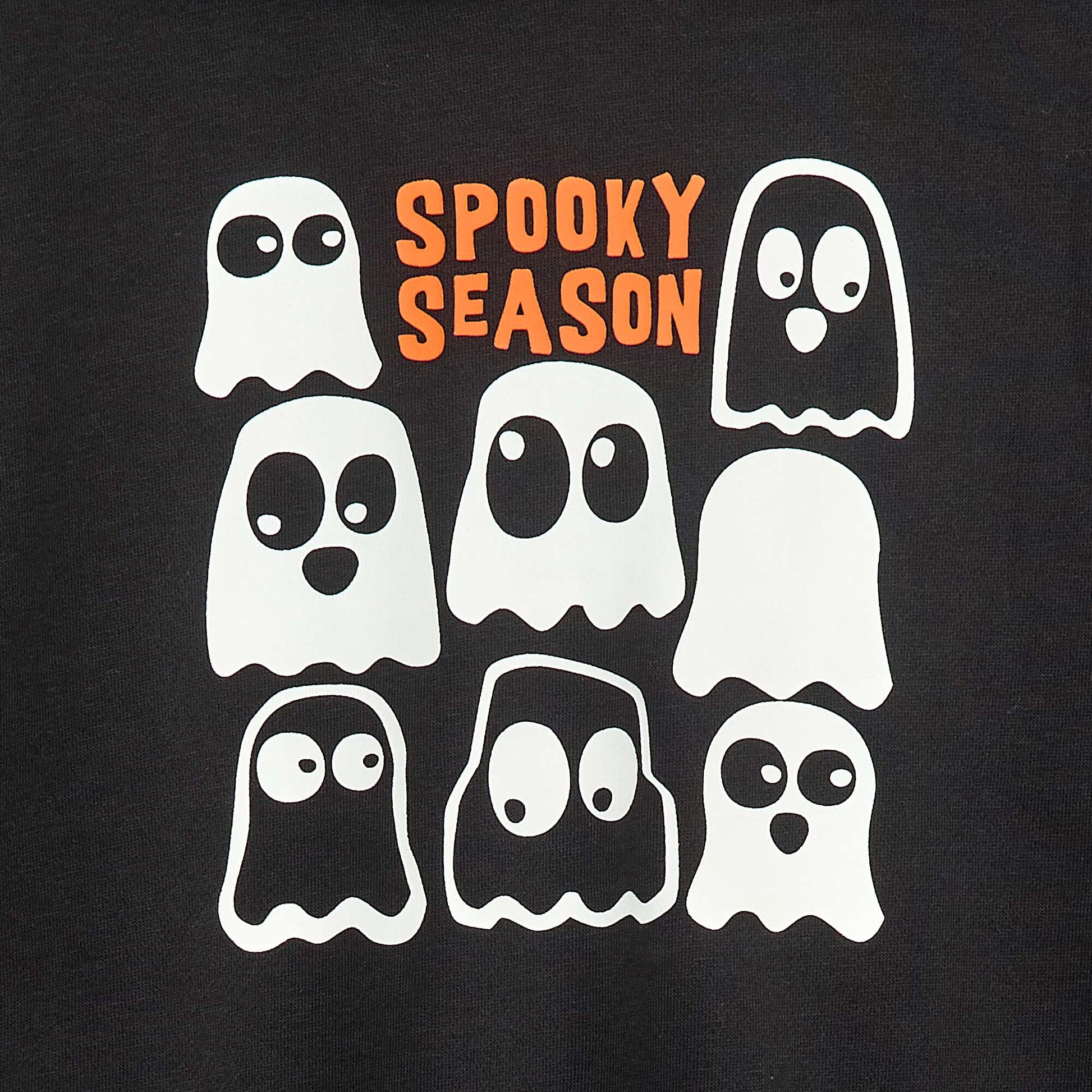 Sweat à capuche thématique 'Halloween' NOIR