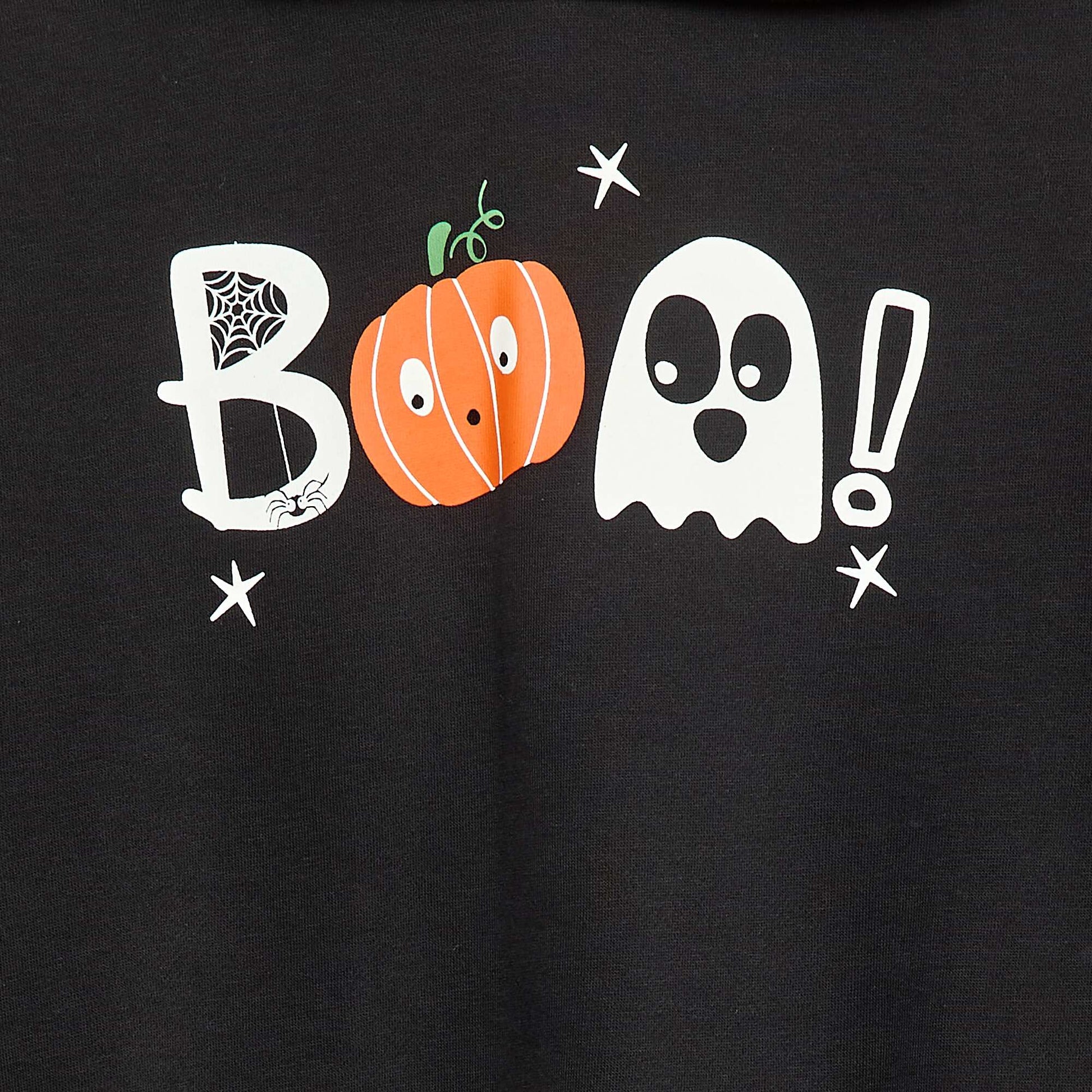 Sweat à capuche thématique 'Halloween' NOIR