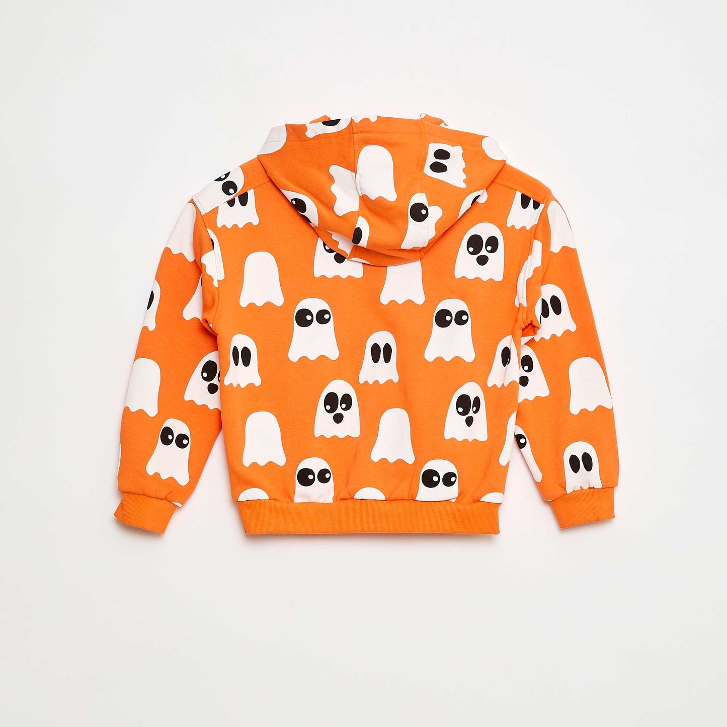 Sweat à capuche thématique 'Halloween' ORANGE