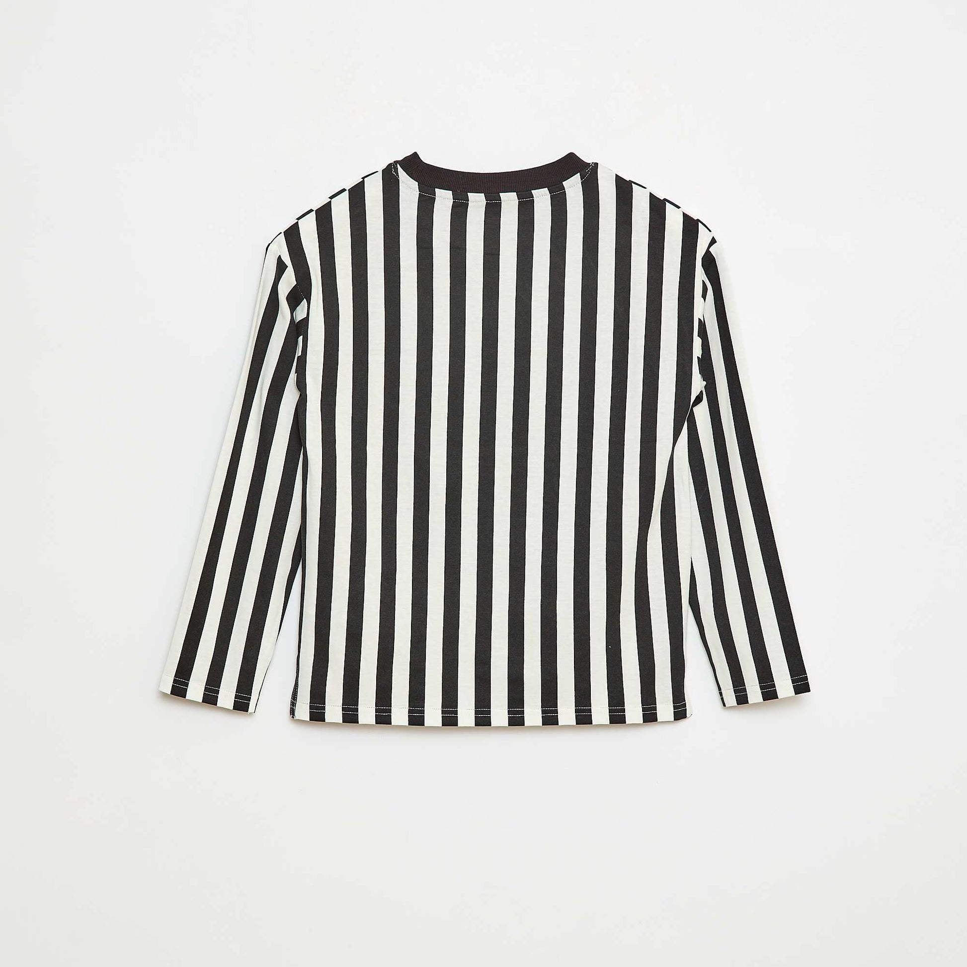 Tee-shirt imprimé 'Halloween' NOIR/BLANC