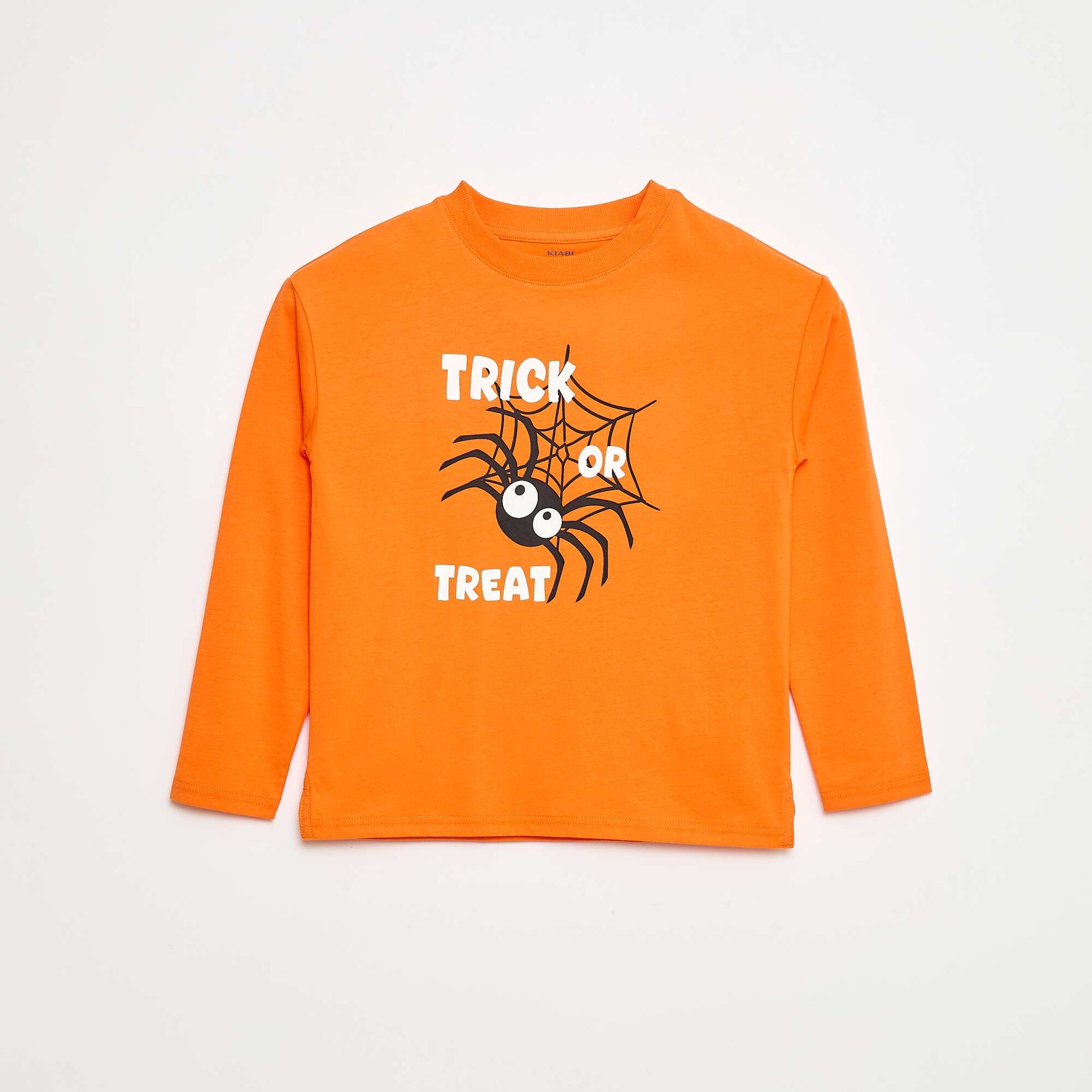 Tee-shirt imprimé 'Halloween' ORANGE