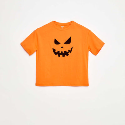 Tee-shirt imprimé 'Halloween' ORANGE