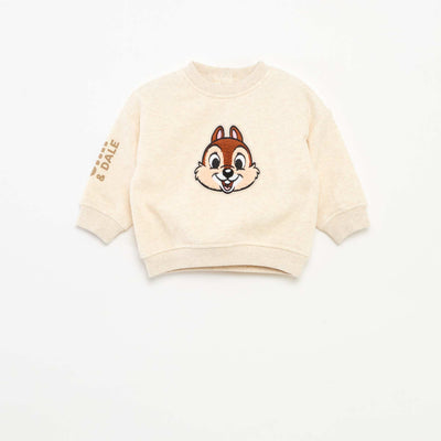 Pull col rond 'Disney' 'Tic&tac' uni BEIGE