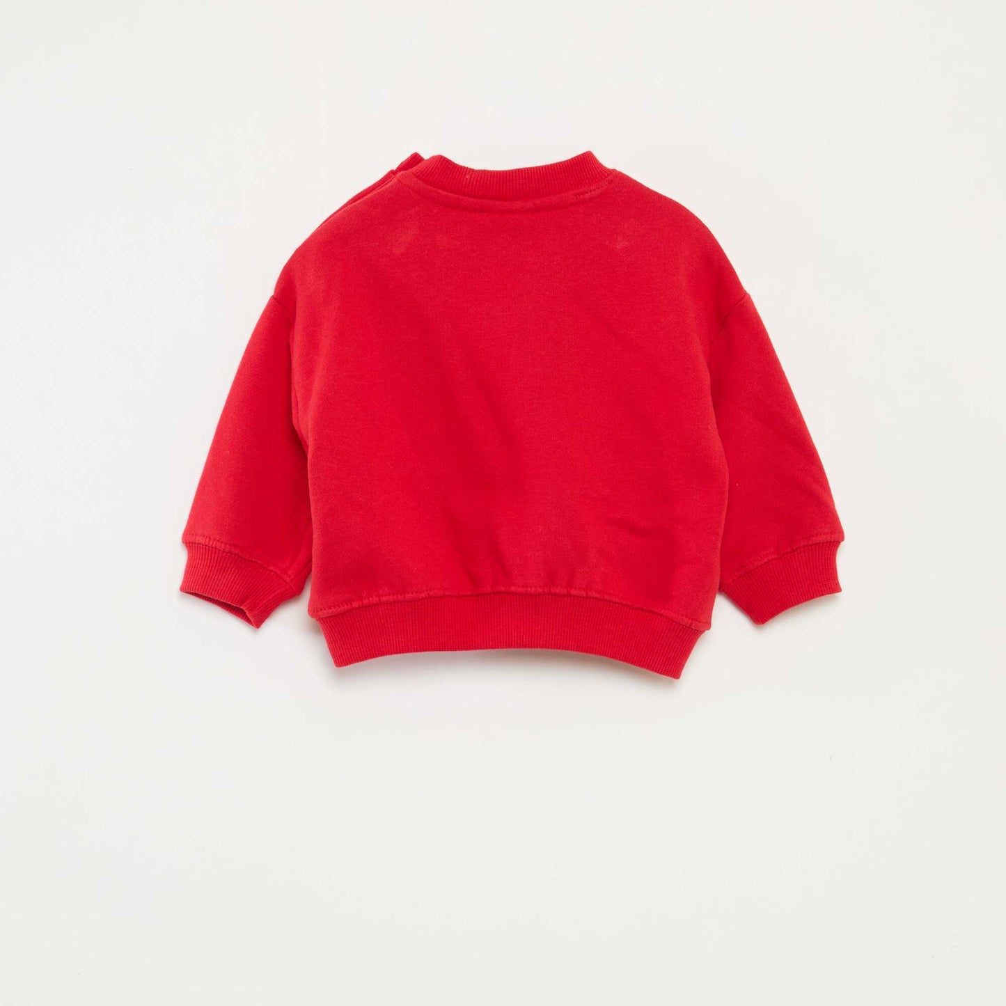 Sweat de Noël imprimé 'Disney' 'Mickey' en coton ROUGE