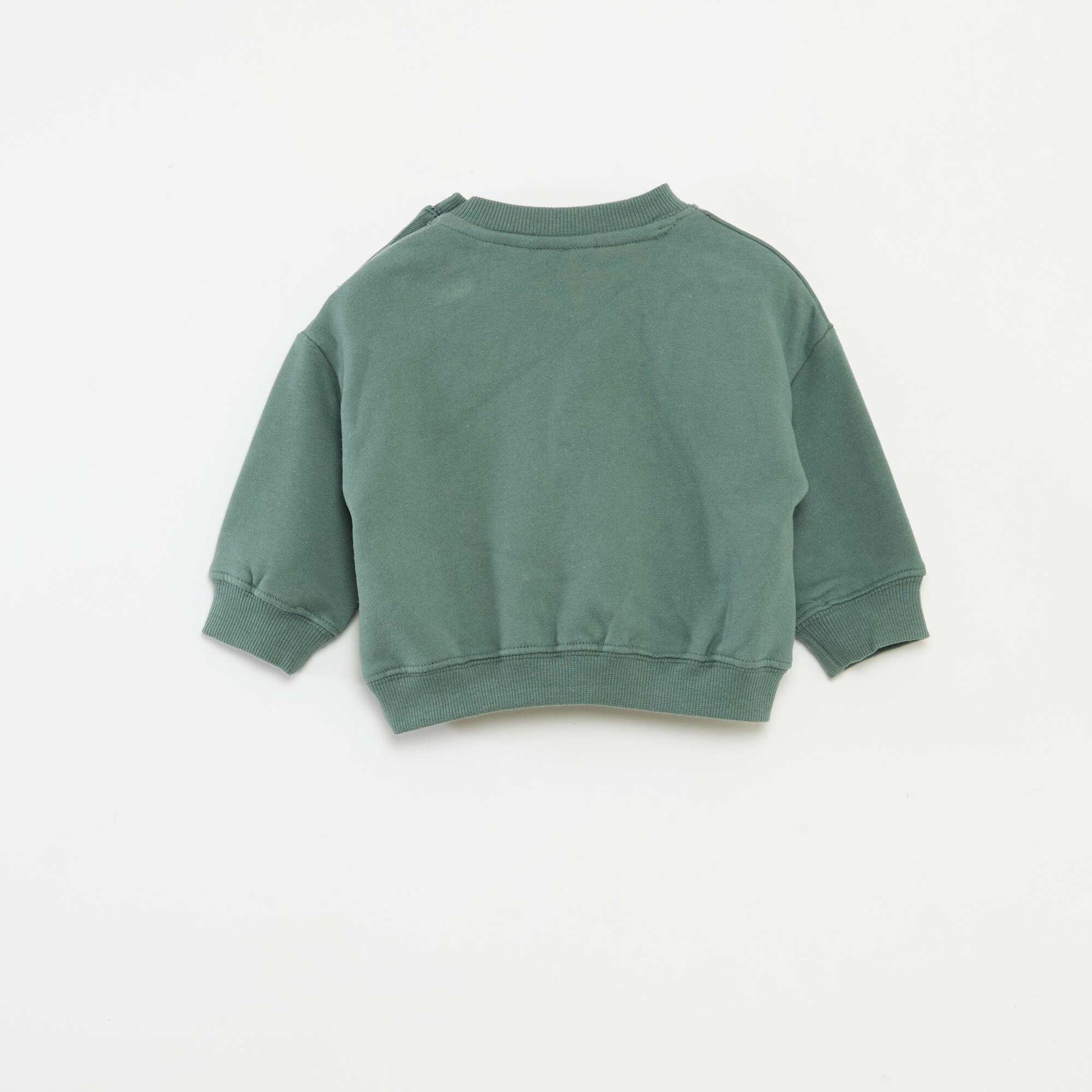 Sweat de Noël imprimé 'Disney' 'Stitch' en coton VERT