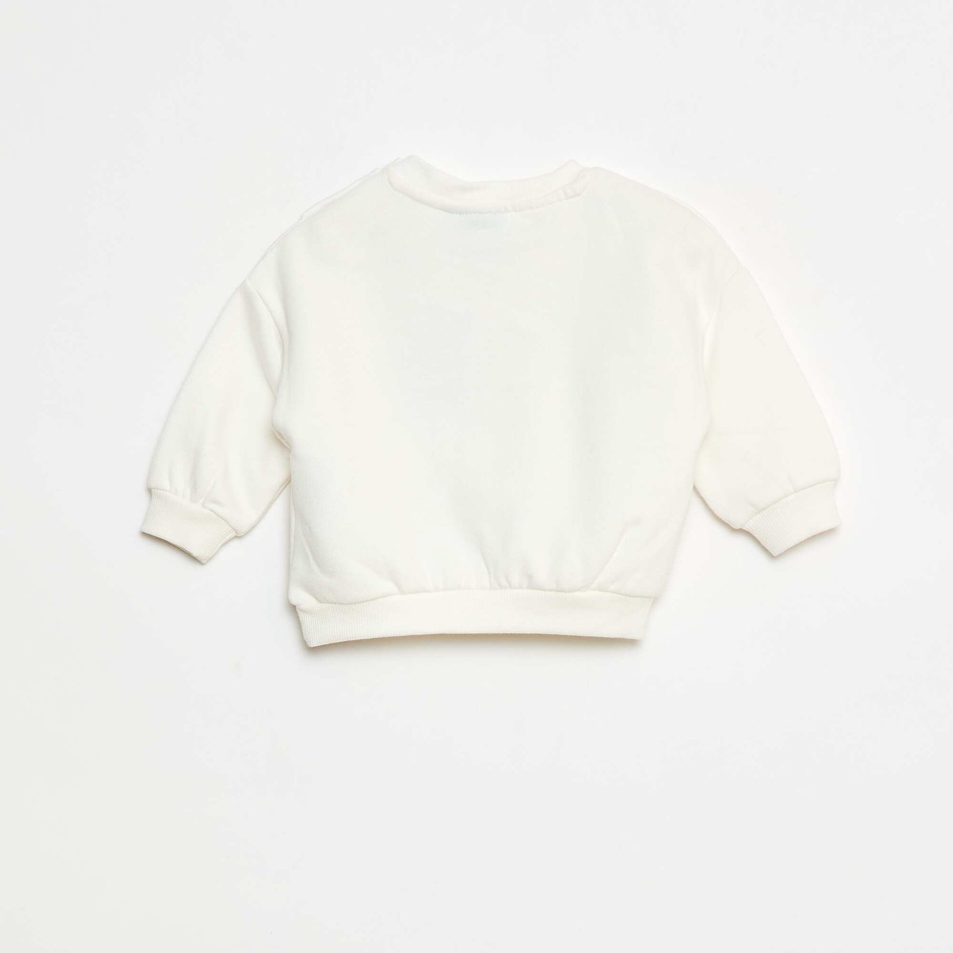 Sweat animé fantaisie 'Disney' 'Princesses' en coton BLANC
