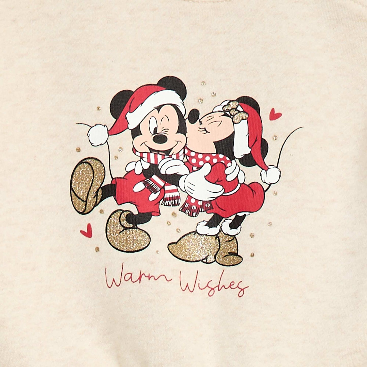 Sweat animé fantaisie 'Disney' 'Minnie' en coton ROUGE