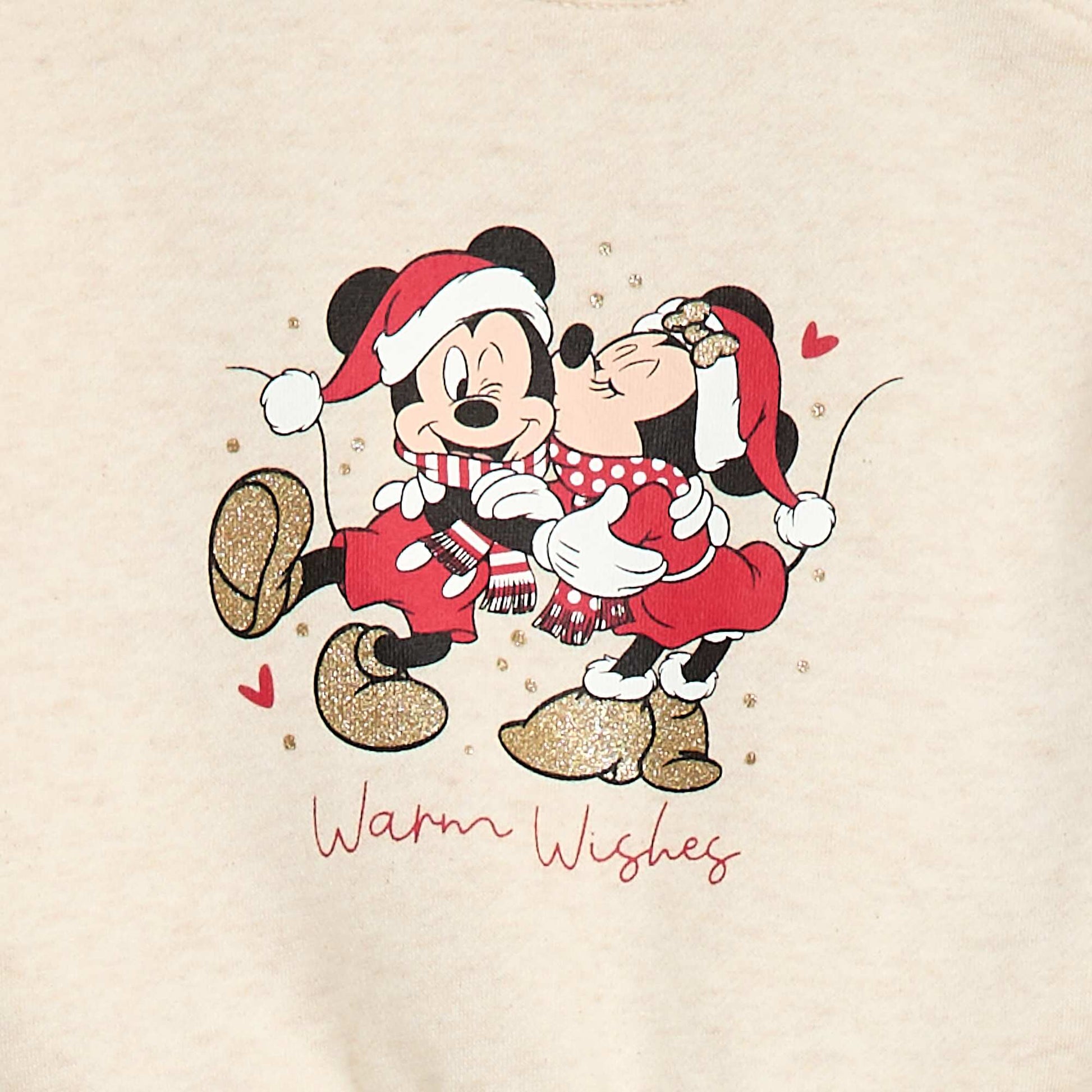Sweat animé fantaisie 'Disney' 'Minnie' en coton ROUGE