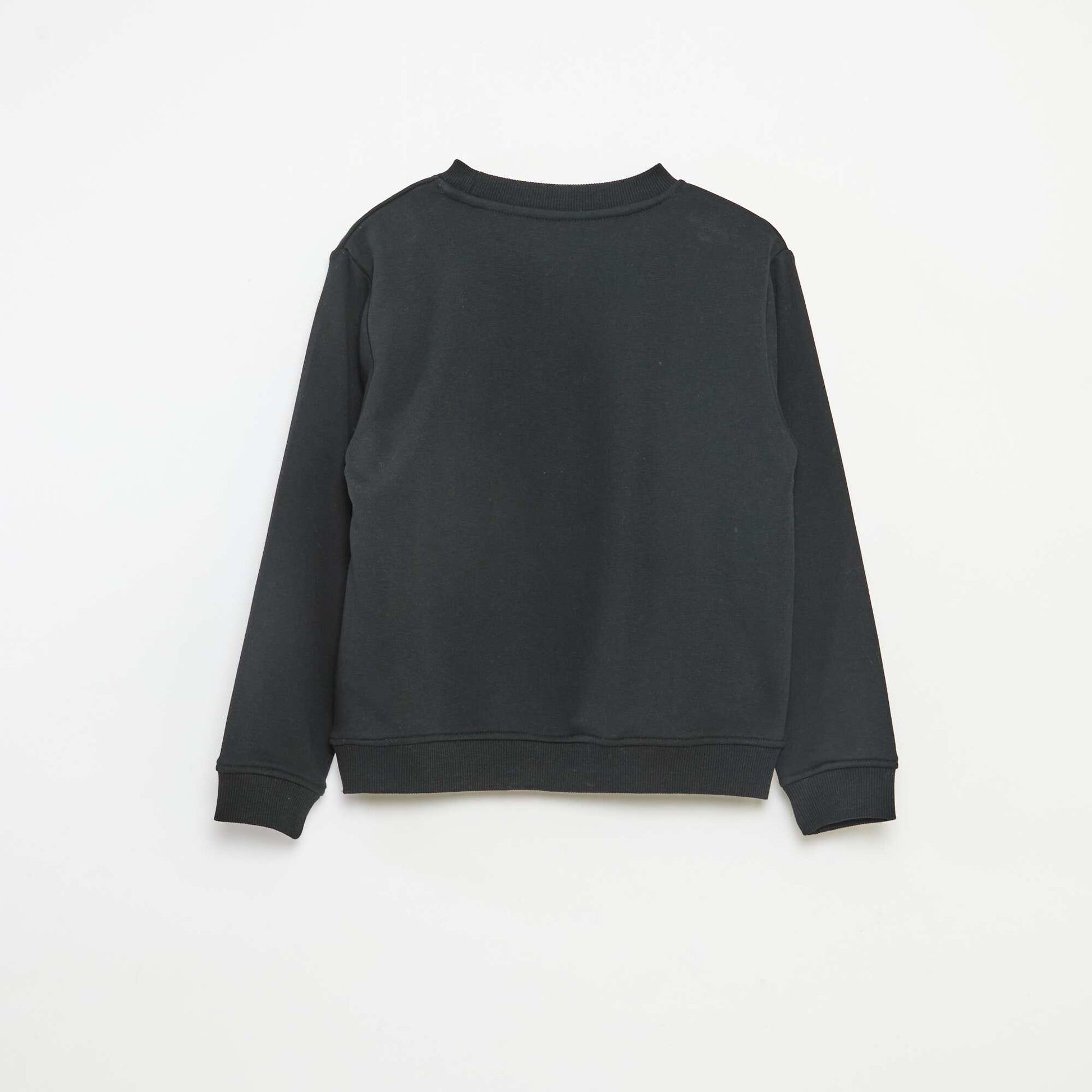 Sweat french terry Halloween 'Minions' uni NOIR