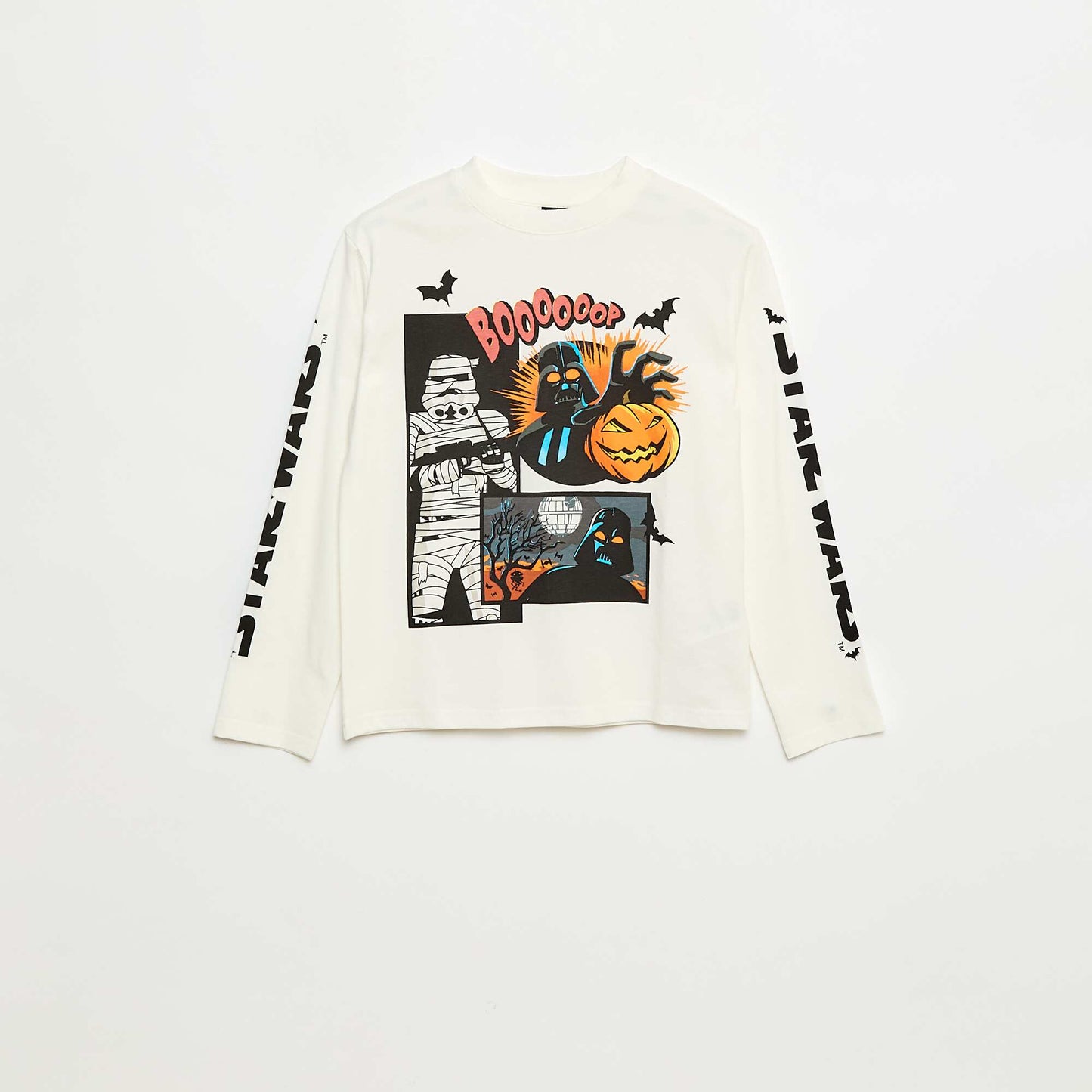 T-shirt Halloween 'Star Wars' en jersey en coton BLANC