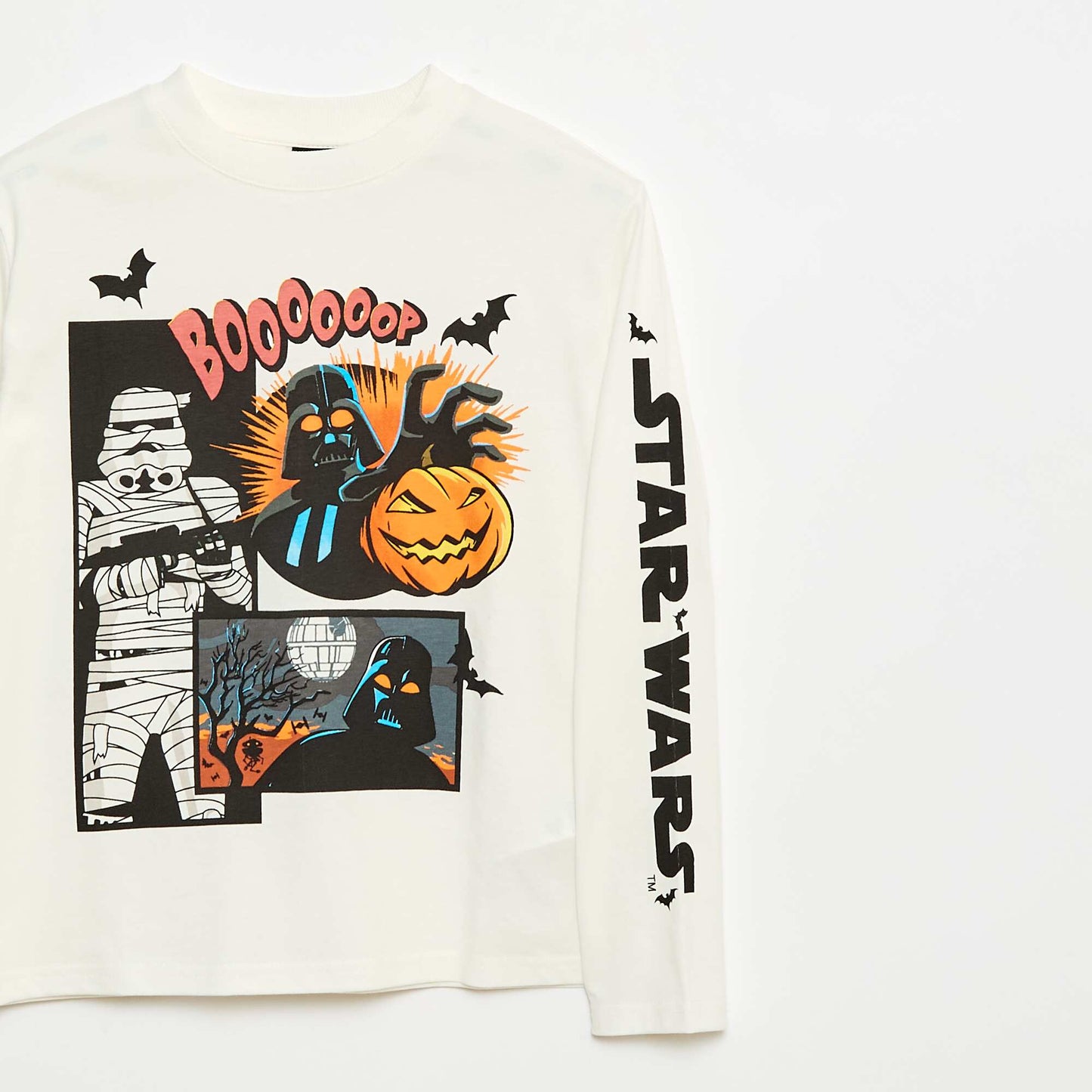 T-shirt Halloween 'Star Wars' en jersey en coton BLANC