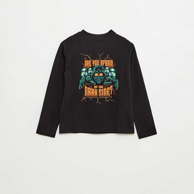 T-shirt Halloween 'Star Wars' en jersey en coton NOIR