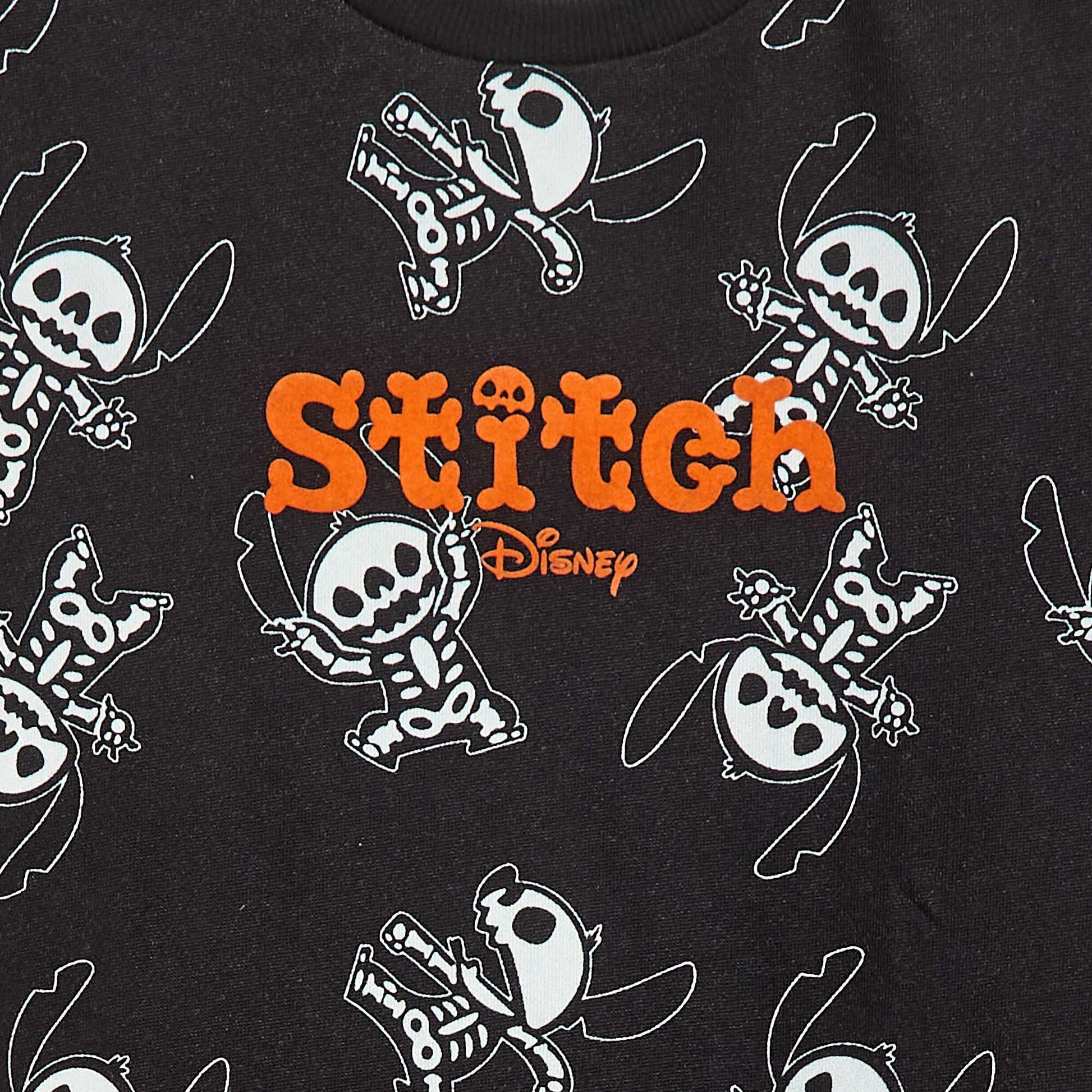 Sweat French Terry 'Disney' 'Stitch' Halloween NOIR