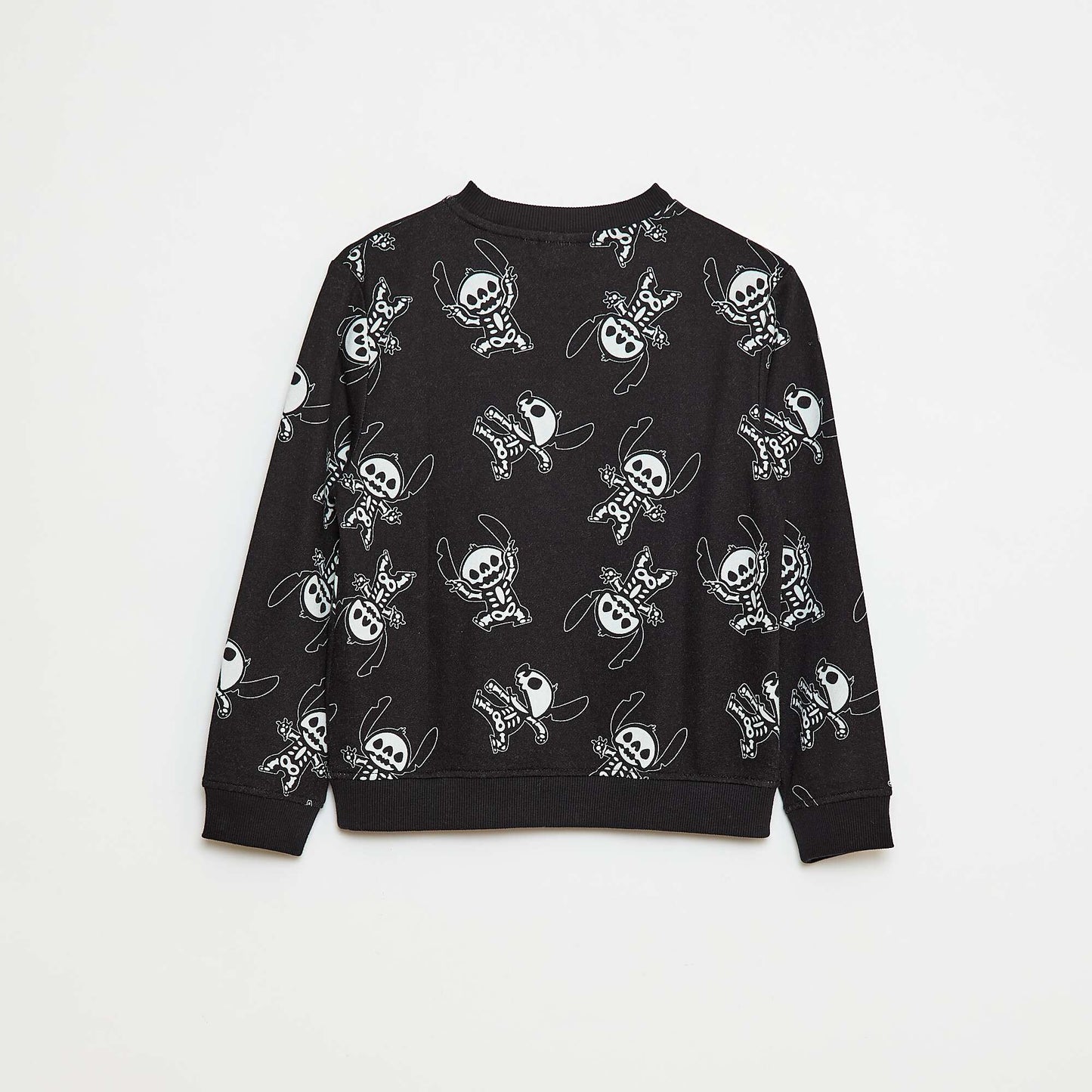 Sweat French Terry 'Disney' 'Stitch' Halloween NOIR