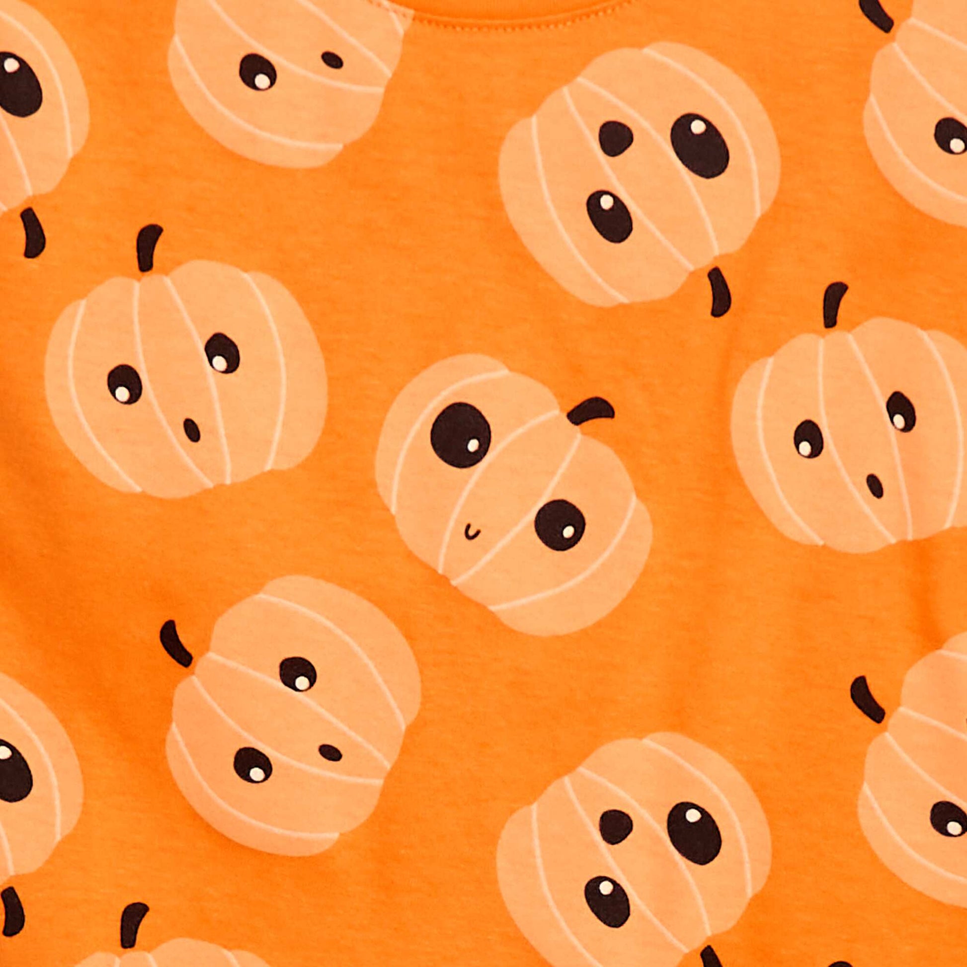 Tee-shirt imprimé 'Halloween' ORANGE