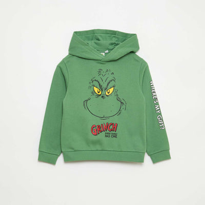 Sweat à capuche 'Le Grinch' VERT
