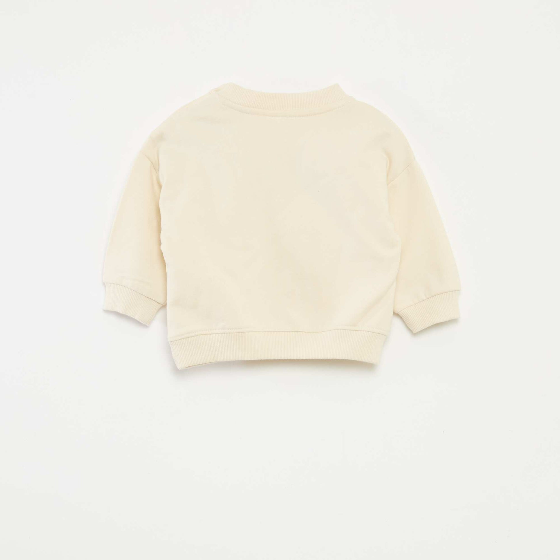 Sweat imprimé animé 'Snoopy' en polaire coton GRIS