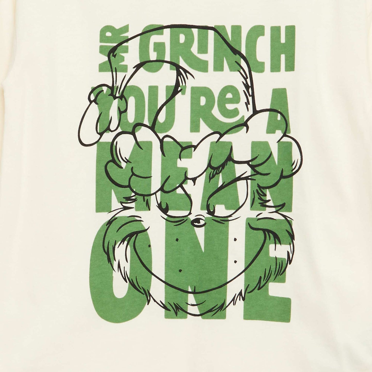 T-shirt imprimé 'Le Grinch' BLANC
