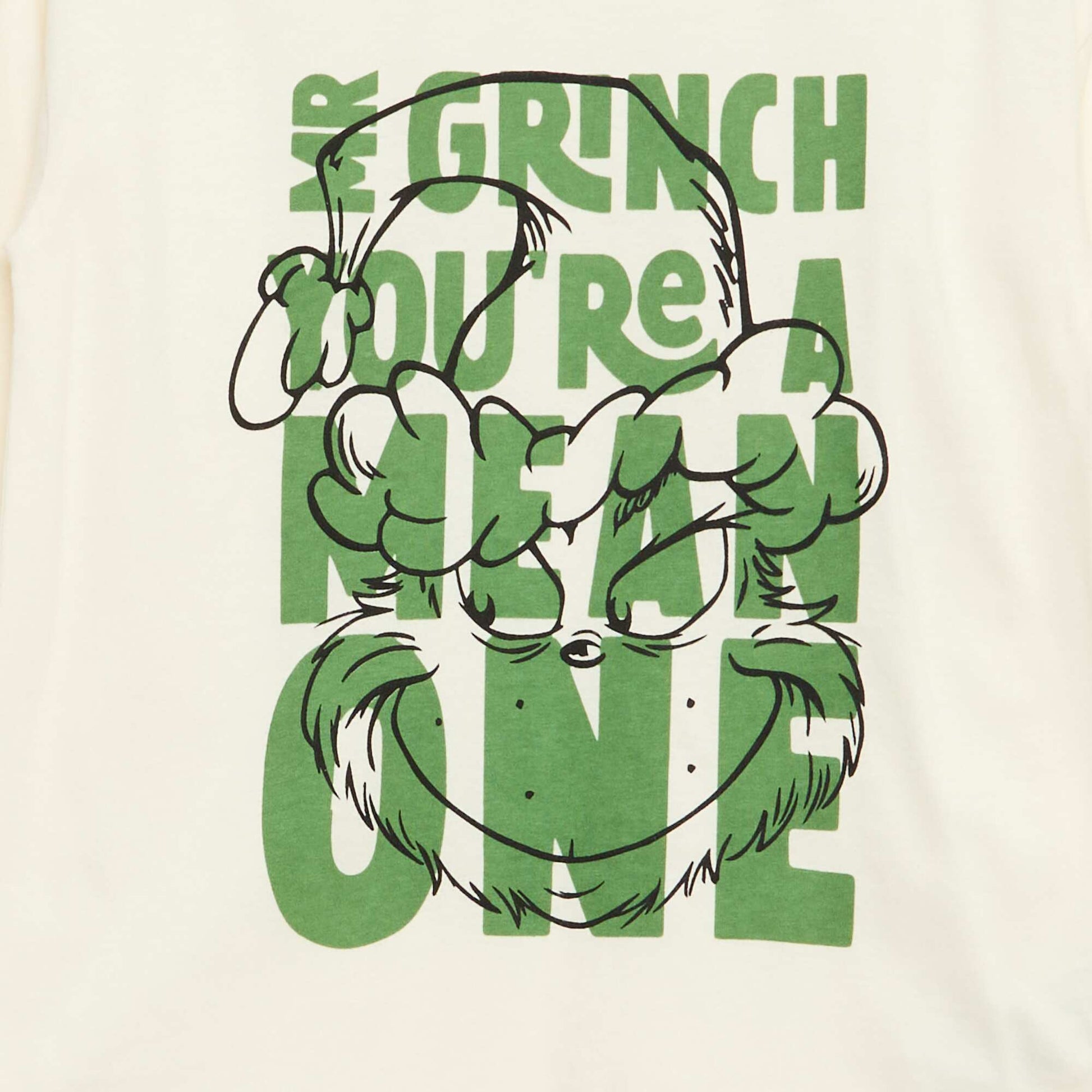 T-shirt imprimé 'Le Grinch' BLANC