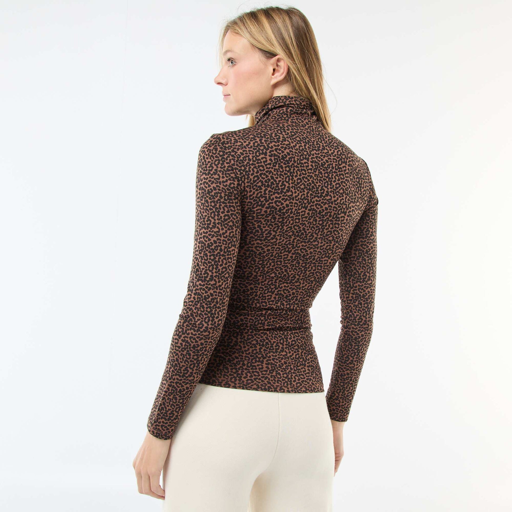 Sous-pull thermique effet seconde peau MARRON