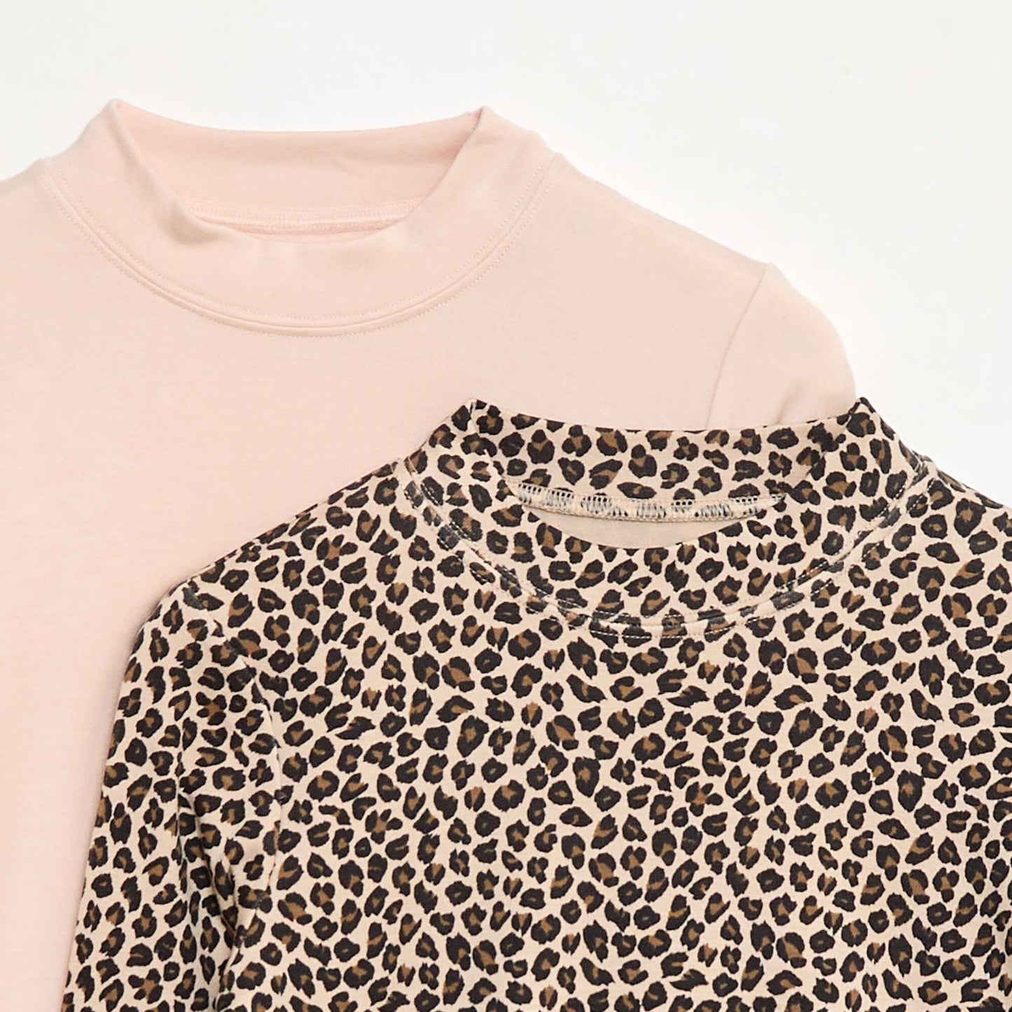 Lot de 2 t-shirt col roulé ROSE