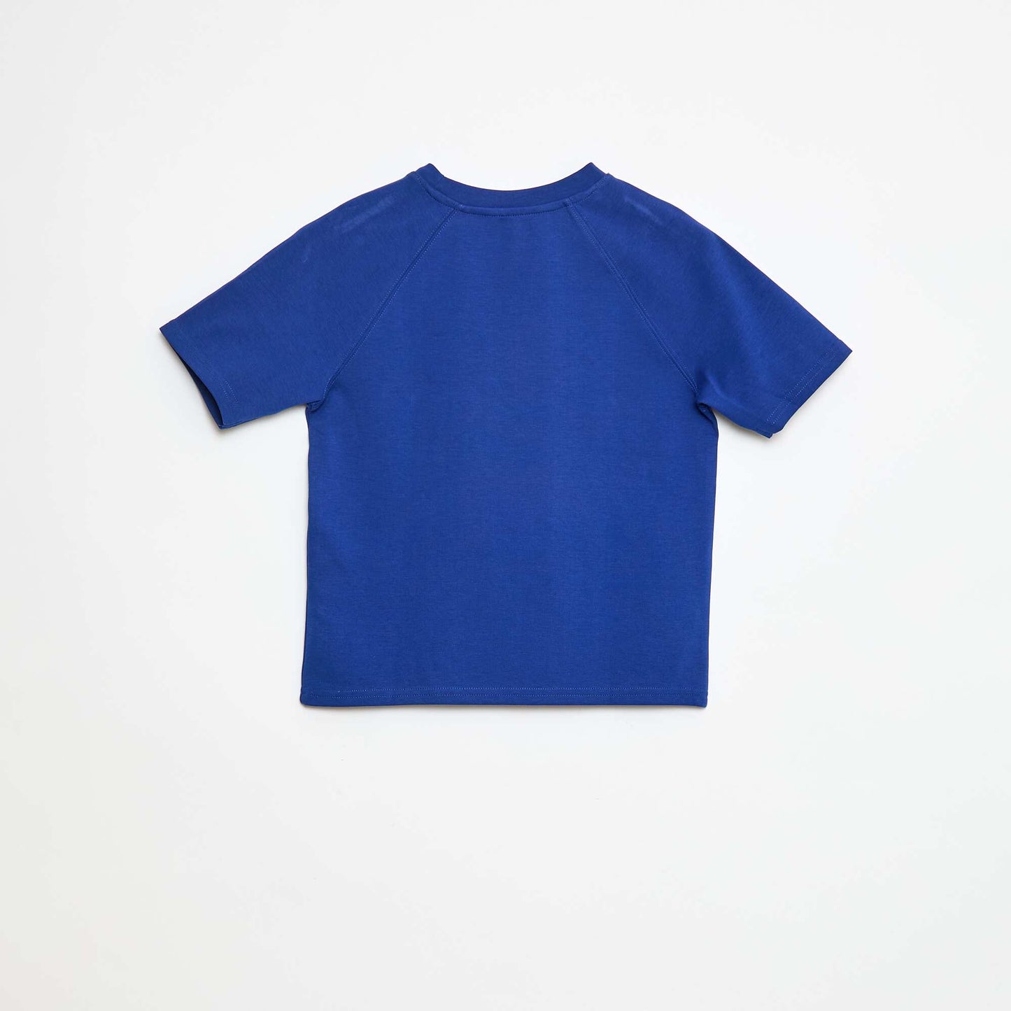 T-shirt loose en coton BLEU