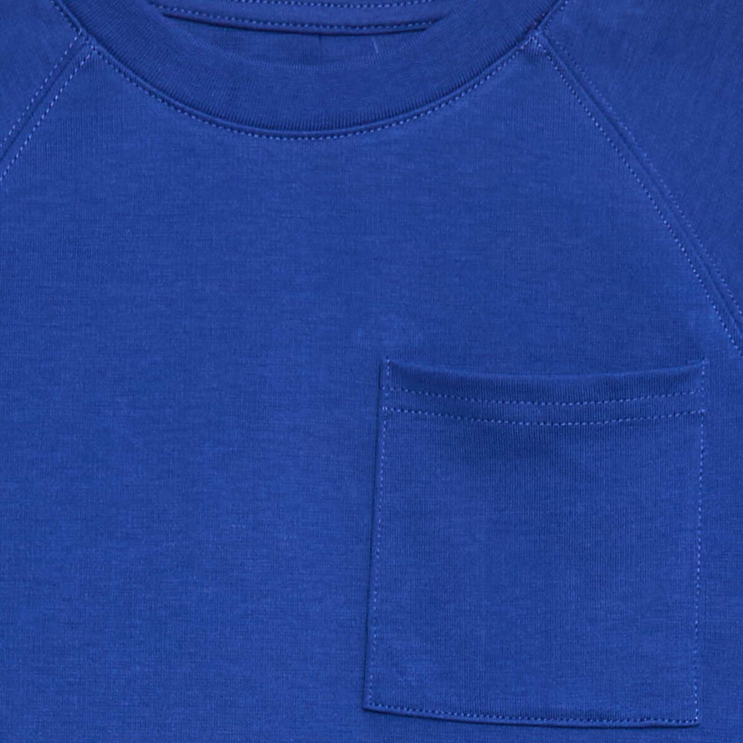 T-shirt loose en coton BLEU