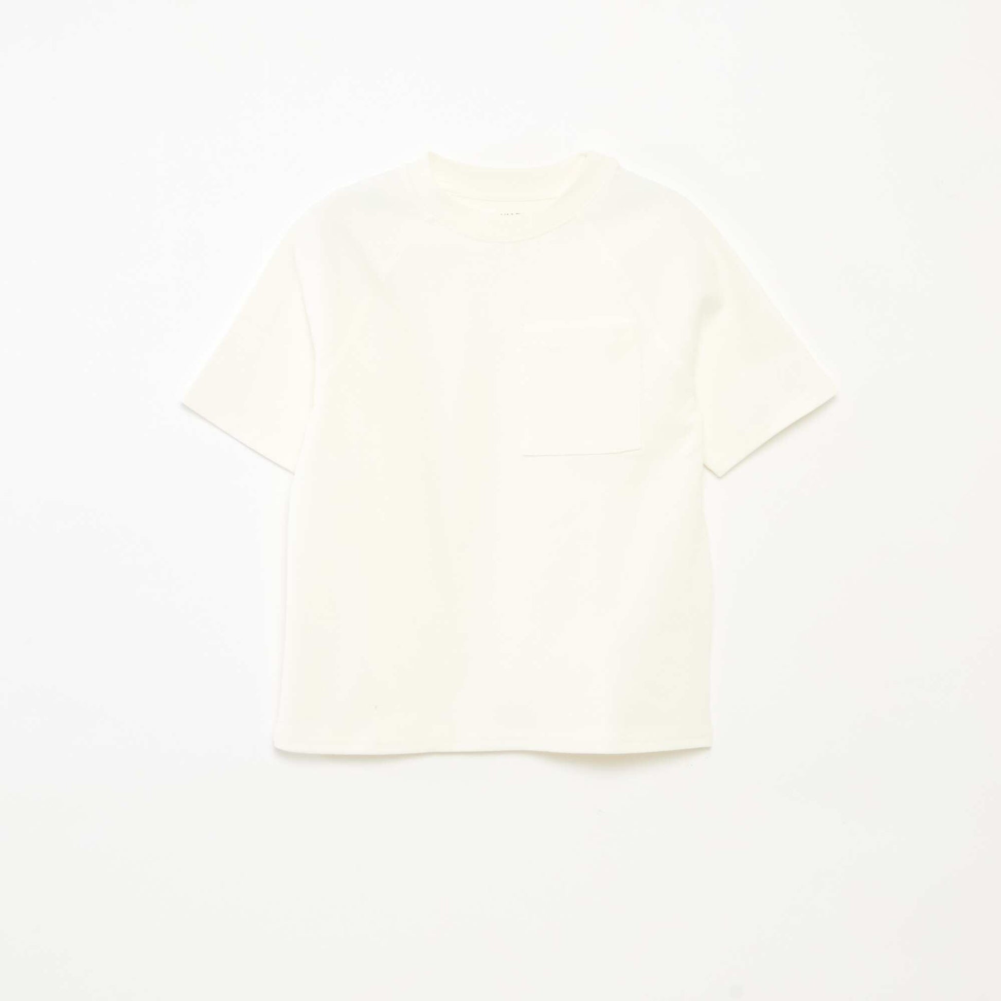 T-shirt loose en coton BLANC