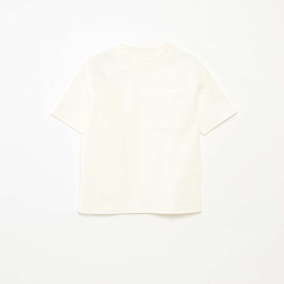 T-shirt loose en coton BLANC
