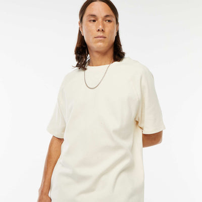 T-shirt manches courtes uni comfort fit BLANC