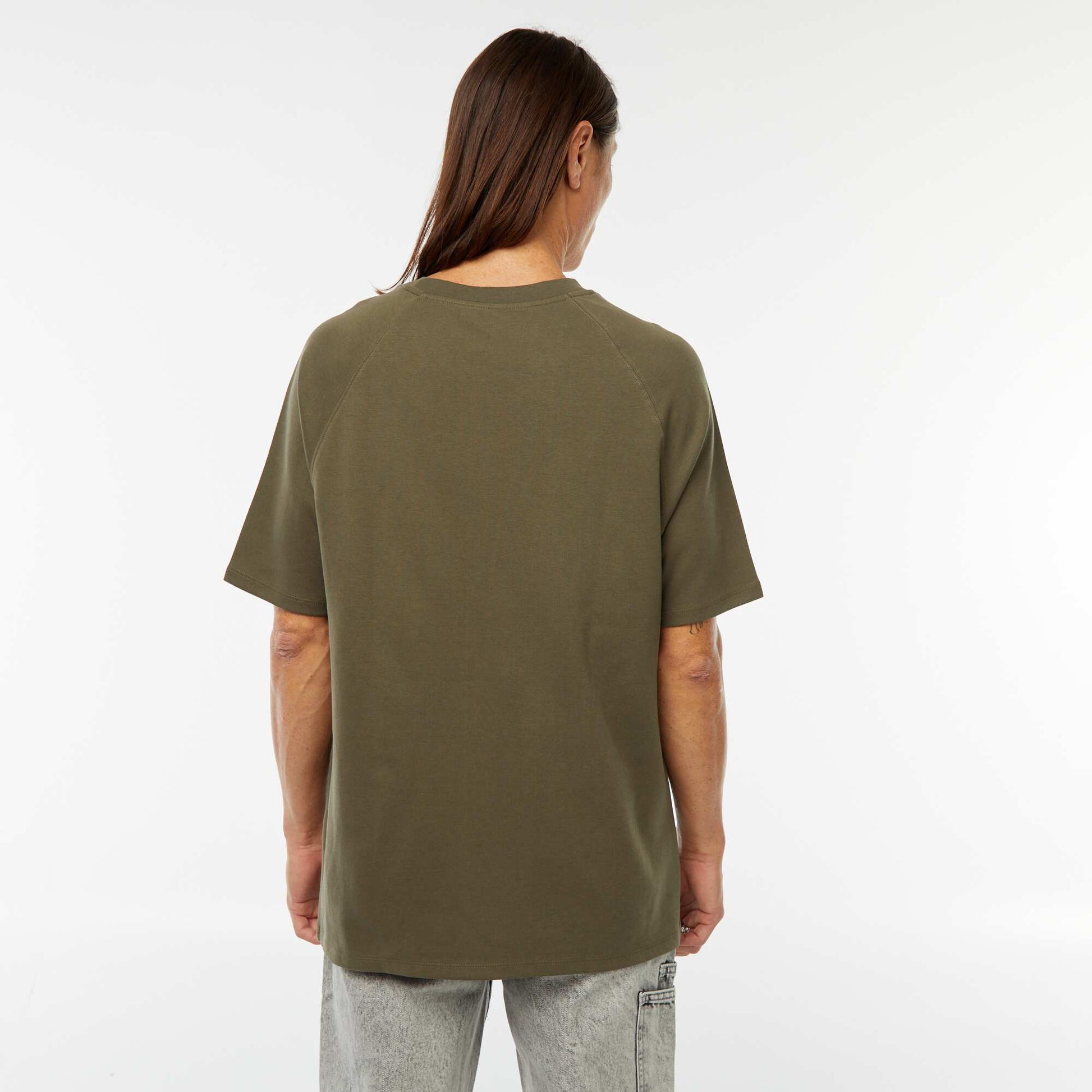 T-shirt manches courtes uni comfort fit KAKI